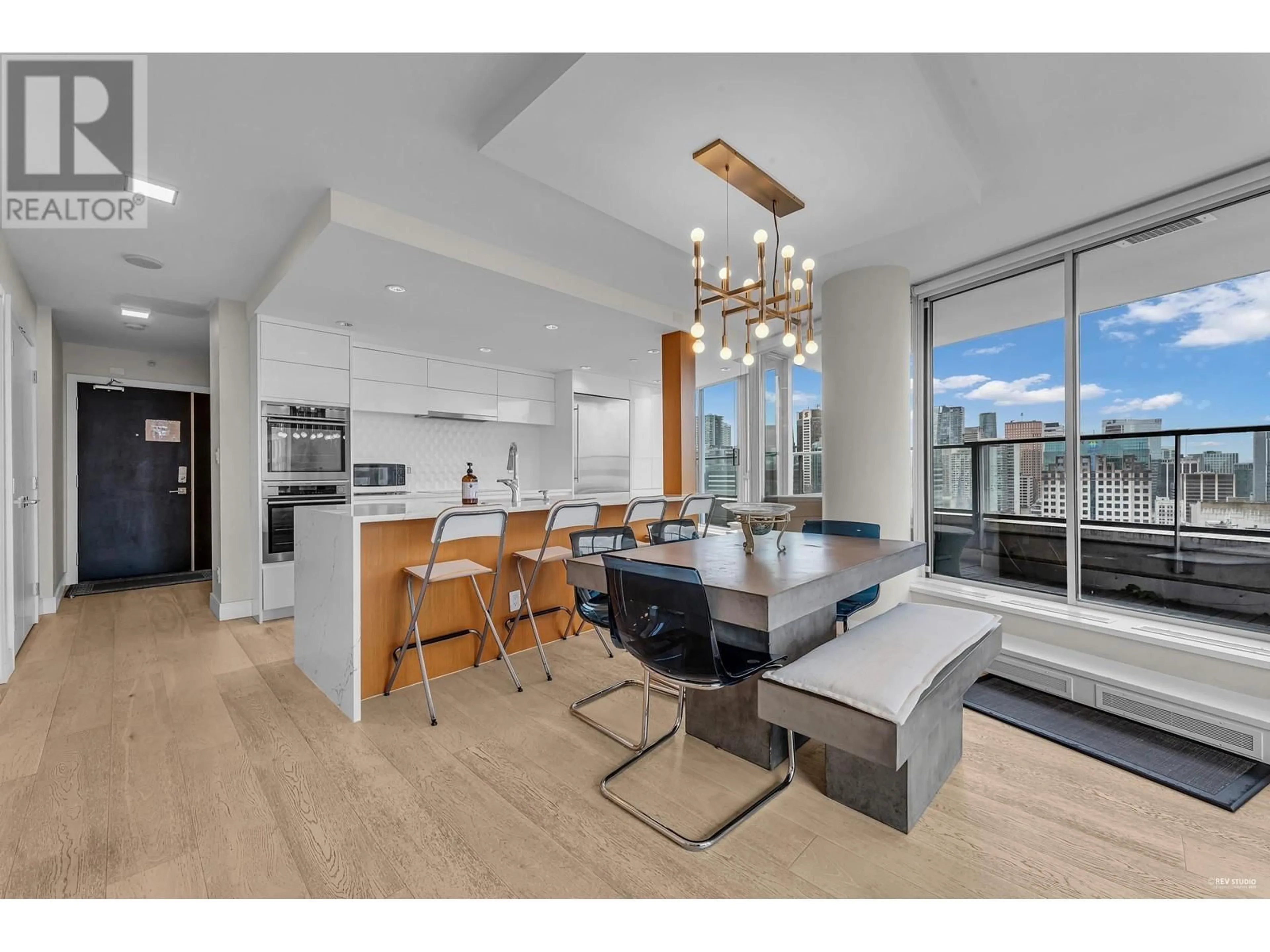 Open concept kitchen, unknown for 3703 - 188 KEEFER PLACE, Vancouver British Columbia V6B0J1