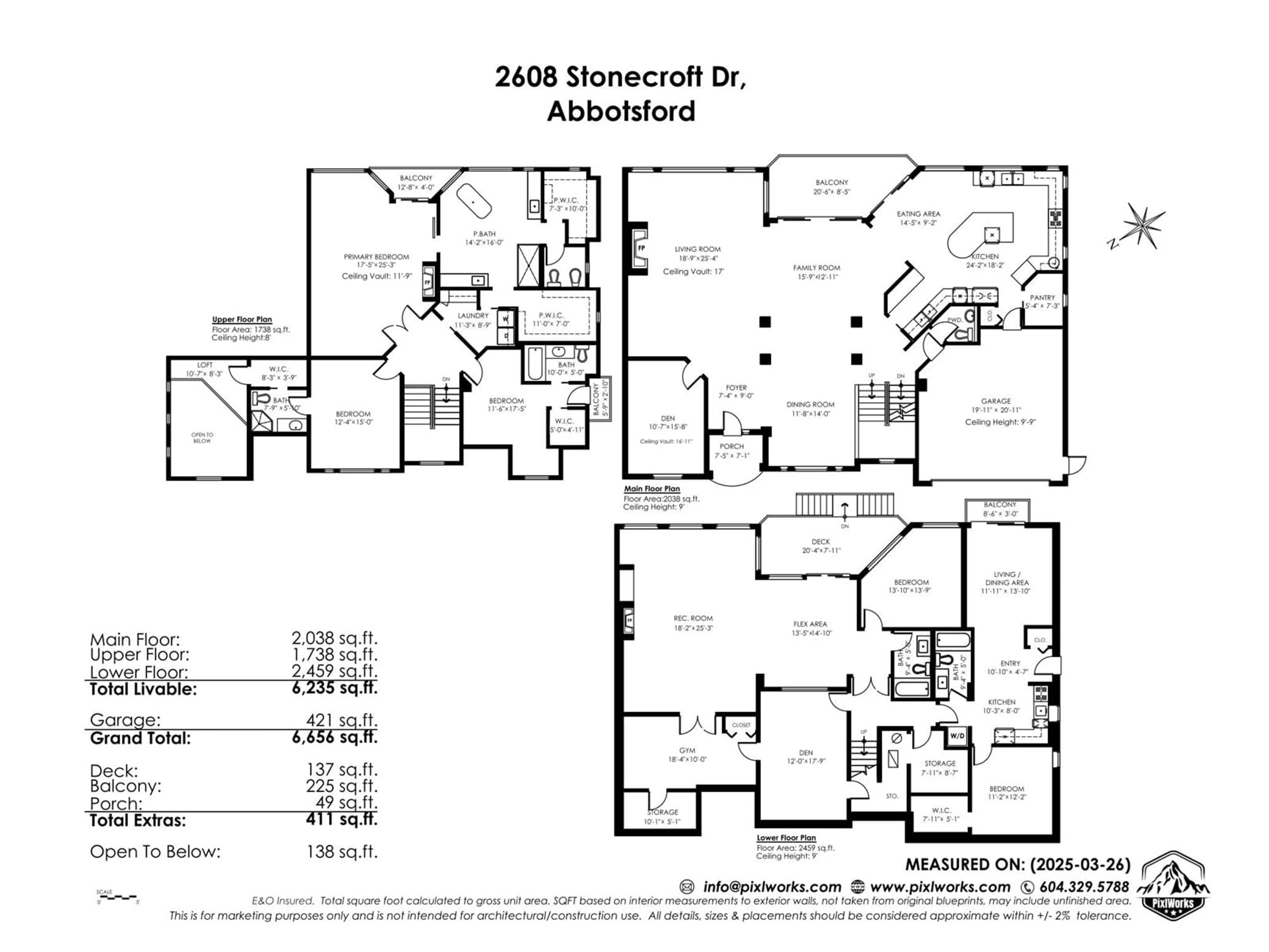 Floor plan for 2608 STONECROFT, Abbotsford British Columbia V3G1K8