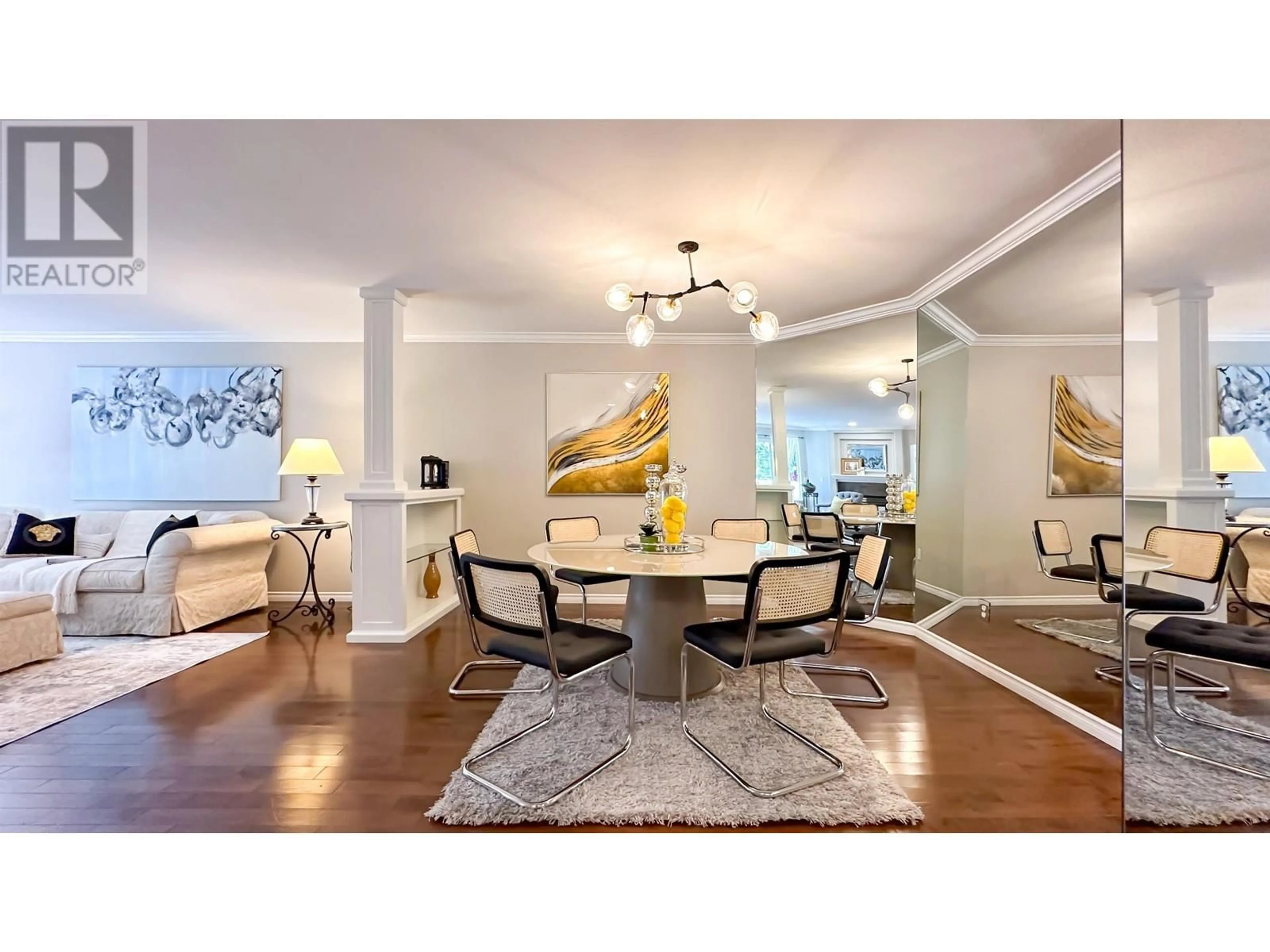 Dining room, wood/laminate floor for 170 - 101 PARKSIDE DRIVE, Port Moody British Columbia V3H4W6