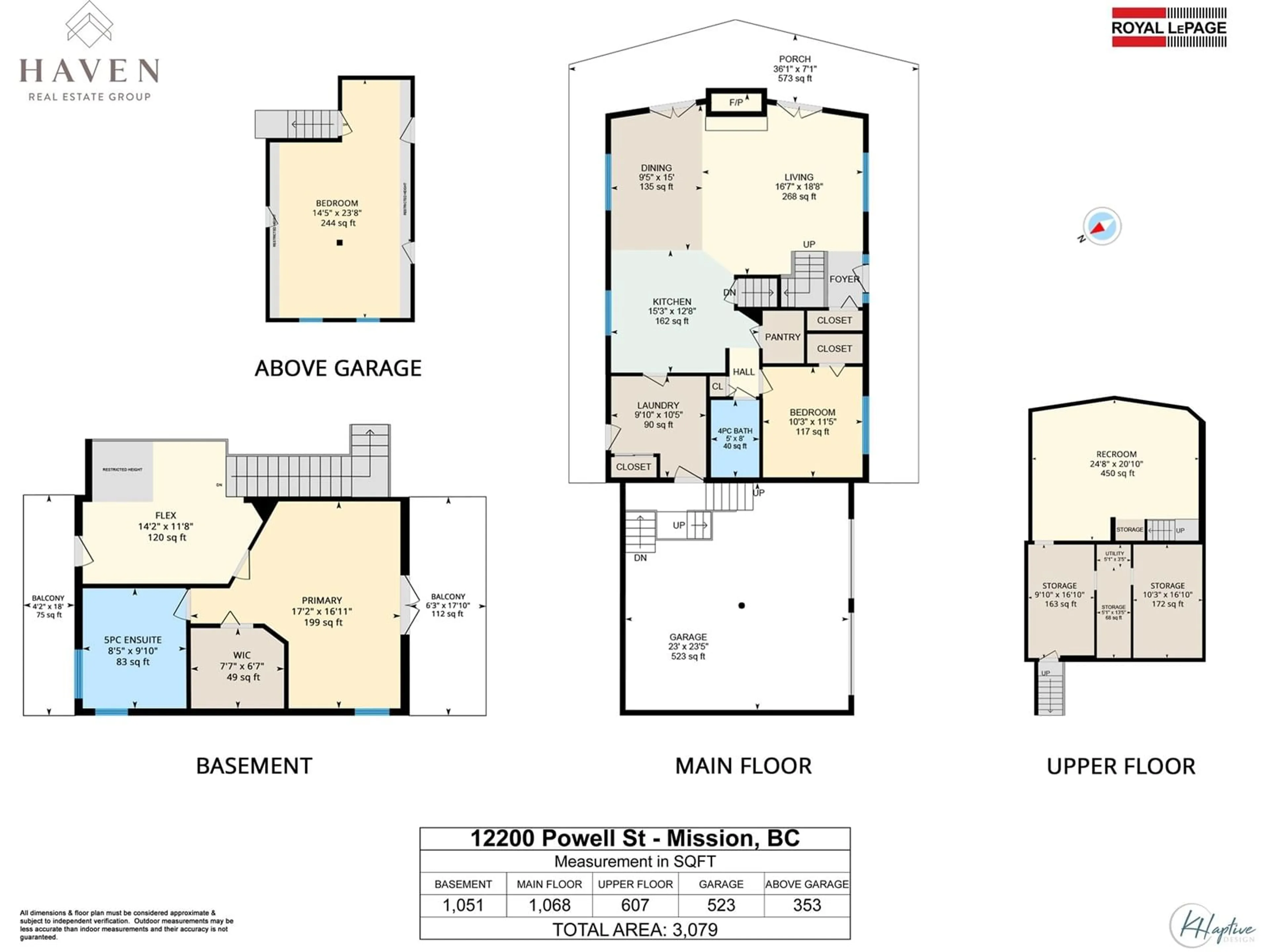 Floor plan for 12200 POWELL, Mission British Columbia V4S1C1
