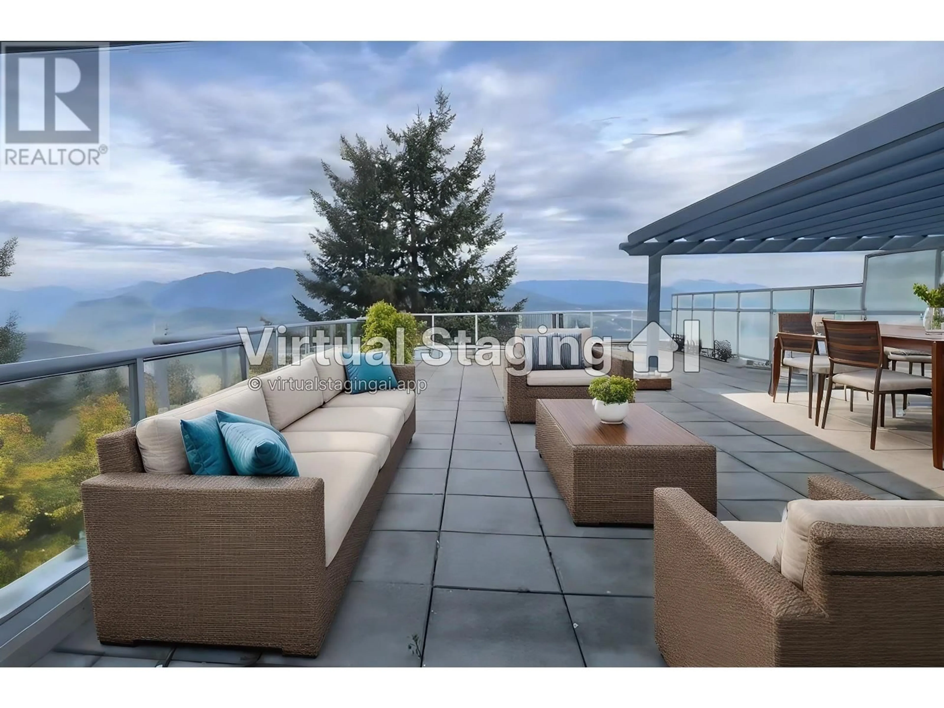 Patio, water/lake/river/ocean view for 803 - 9262 UNIVERSITY CRESCENT, Burnaby British Columbia V5A0A4