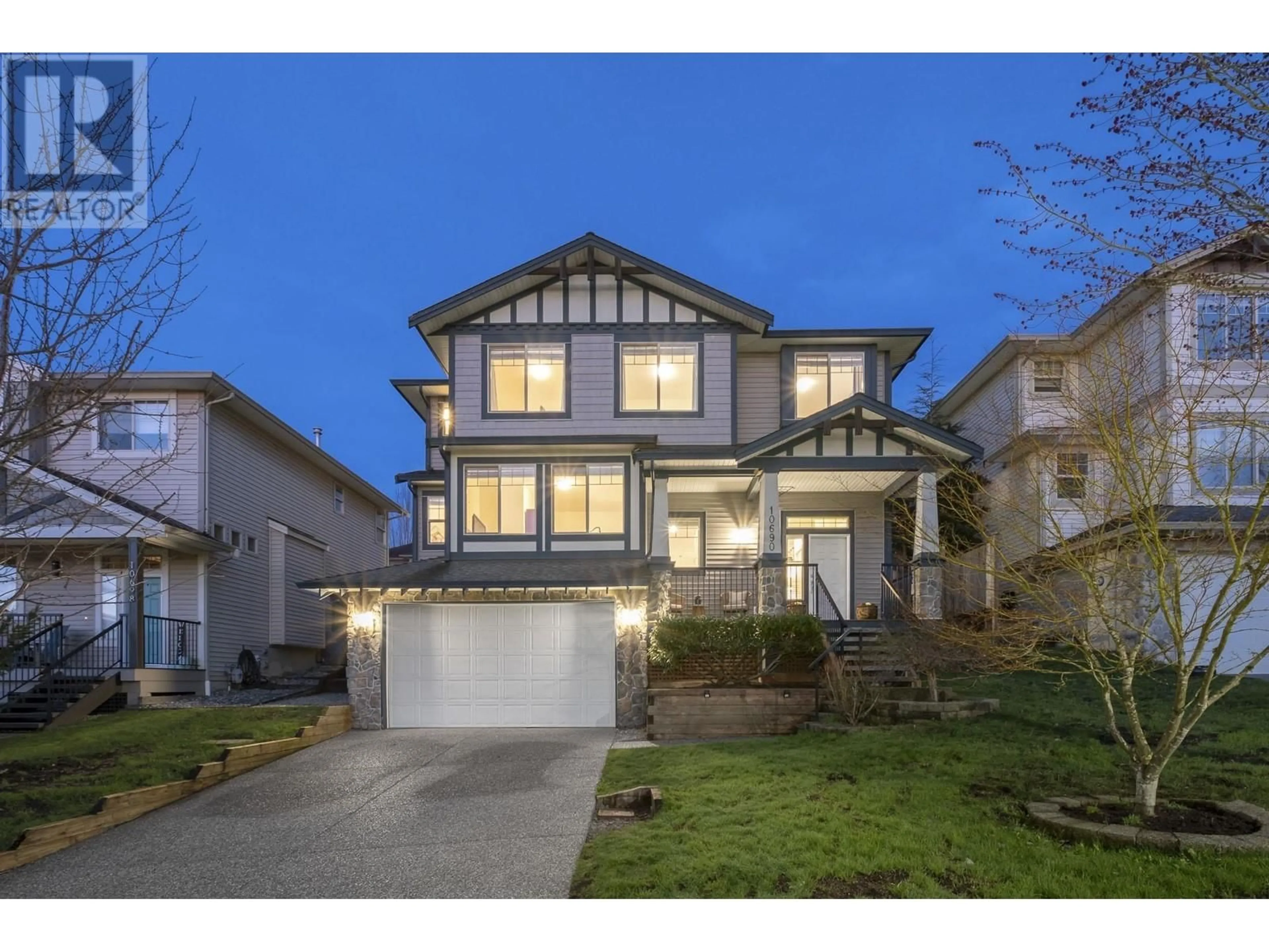 Home with vinyl exterior material, street for 10690 247A STREET, Maple Ridge British Columbia V2W0A6
