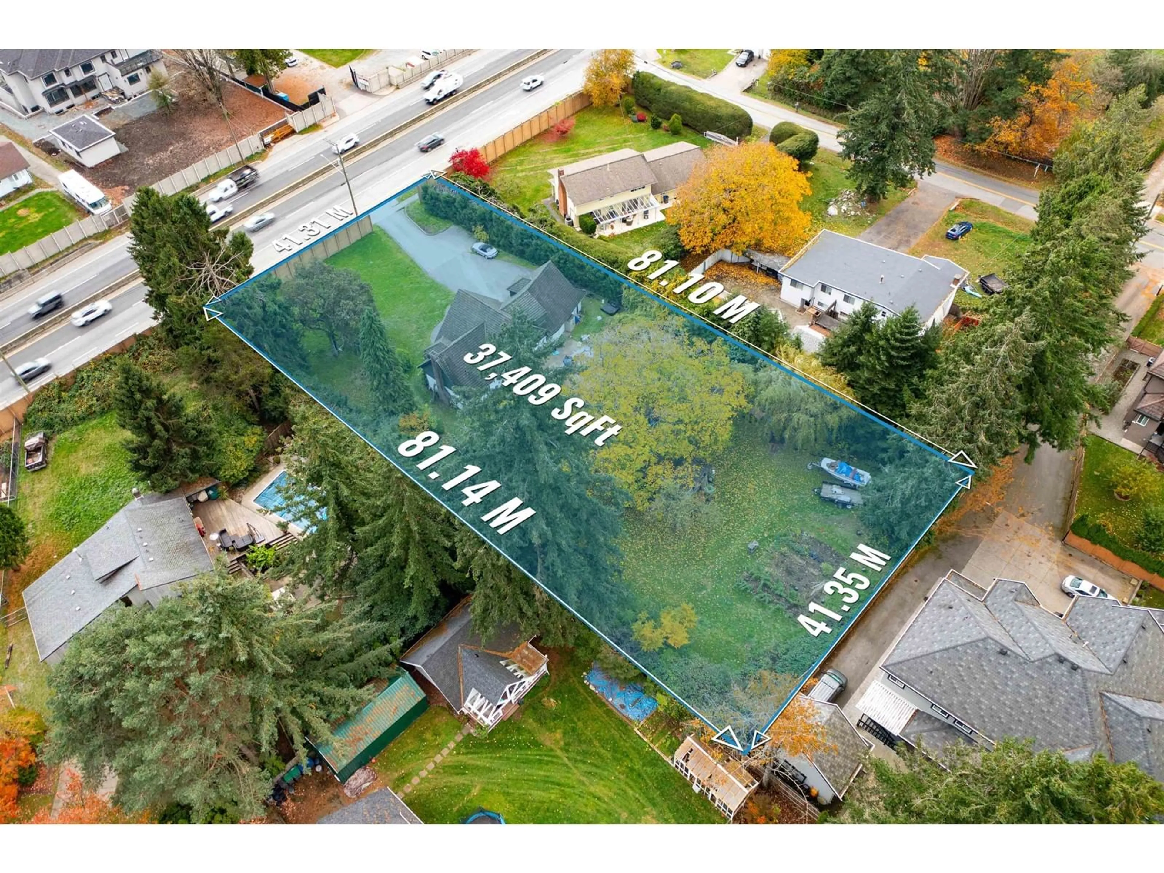 A pic from outside/outdoor area/front of a property/back of a property/a pic from drone, street for 14633 56, Surrey British Columbia V3S1B6