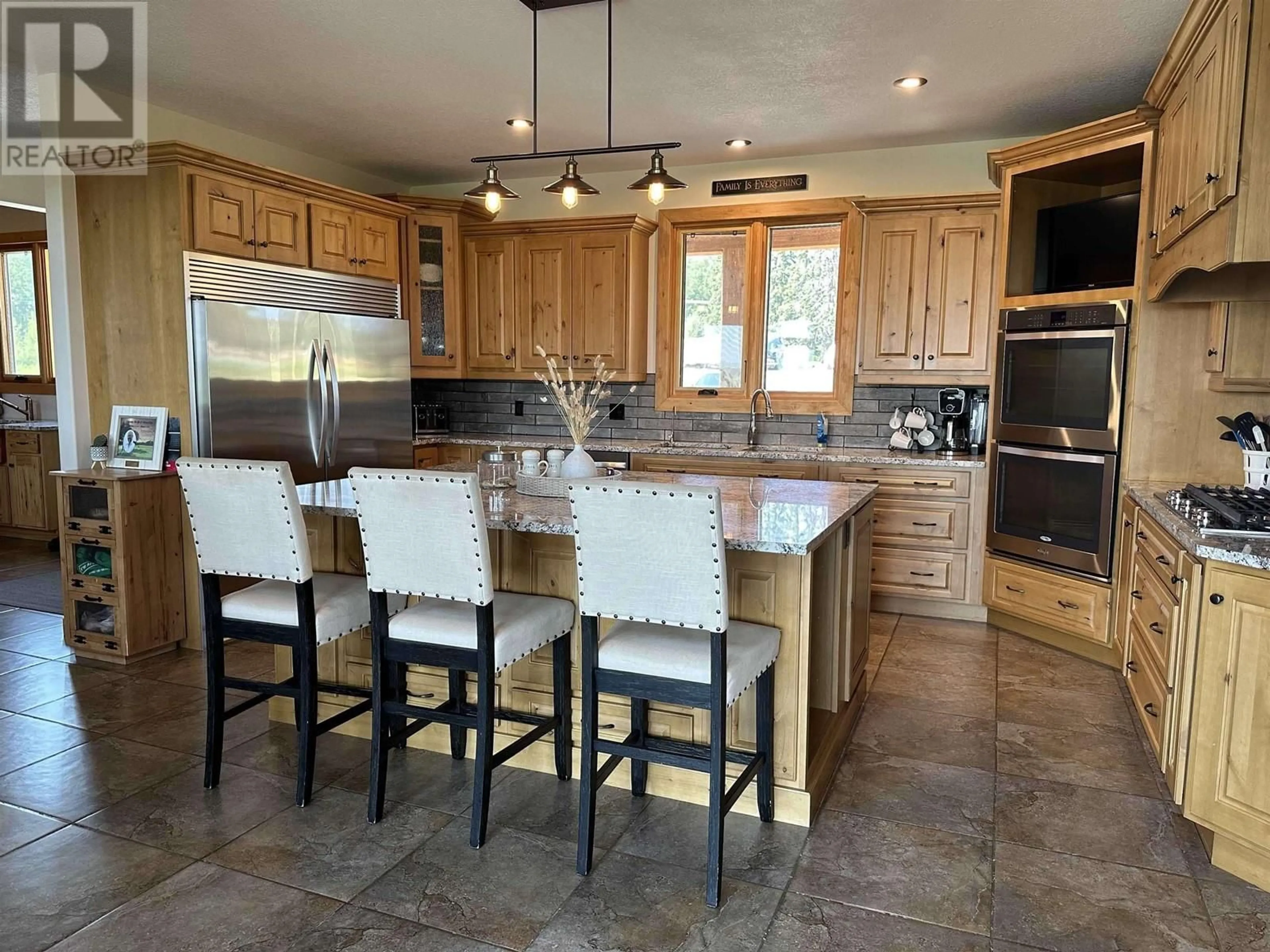 Open concept kitchen, ceramic/tile floor for 16767 277 ROAD, Fort St. John British Columbia V0C1Y0
