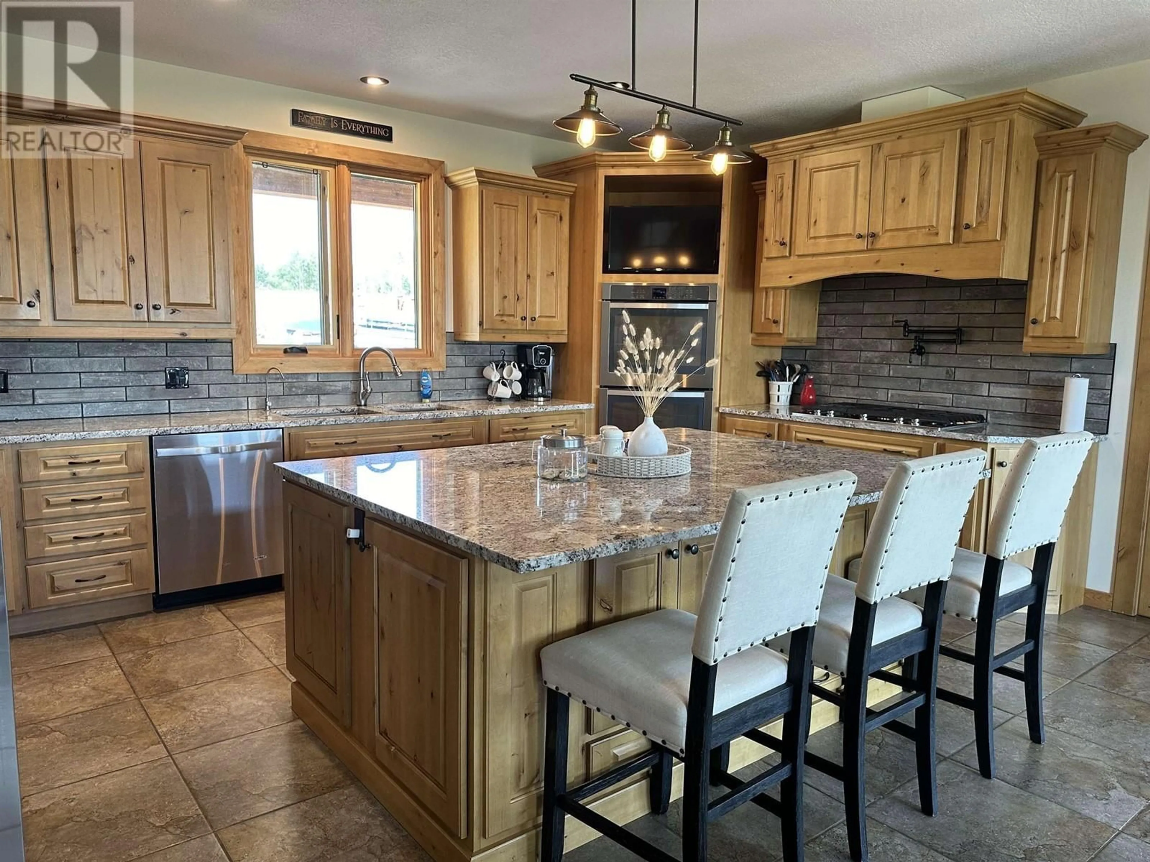 Open concept kitchen, ceramic/tile floor for 16767 277 ROAD, Fort St. John British Columbia V0C1Y0