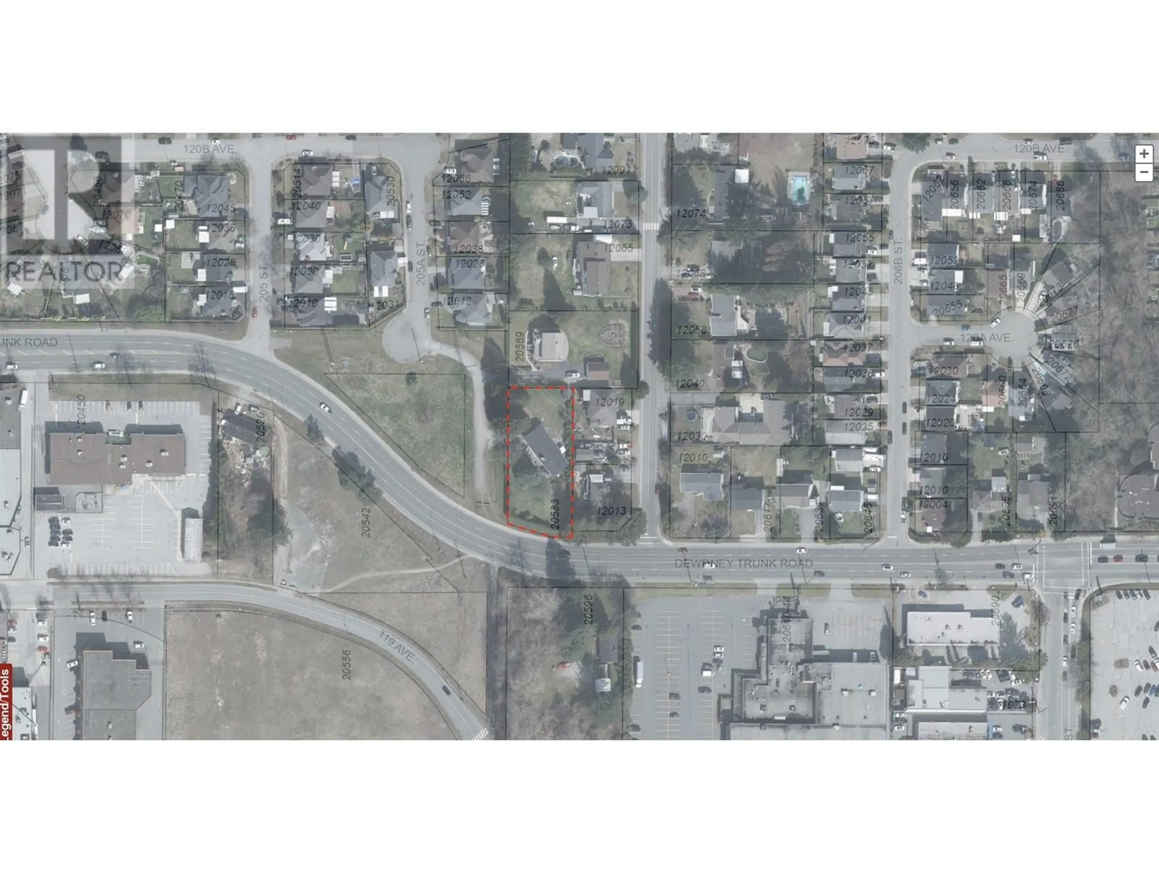 Picture of a map for 20583 DEWDNEY TRUNK ROAD, Maple Ridge British Columbia V2X3E2