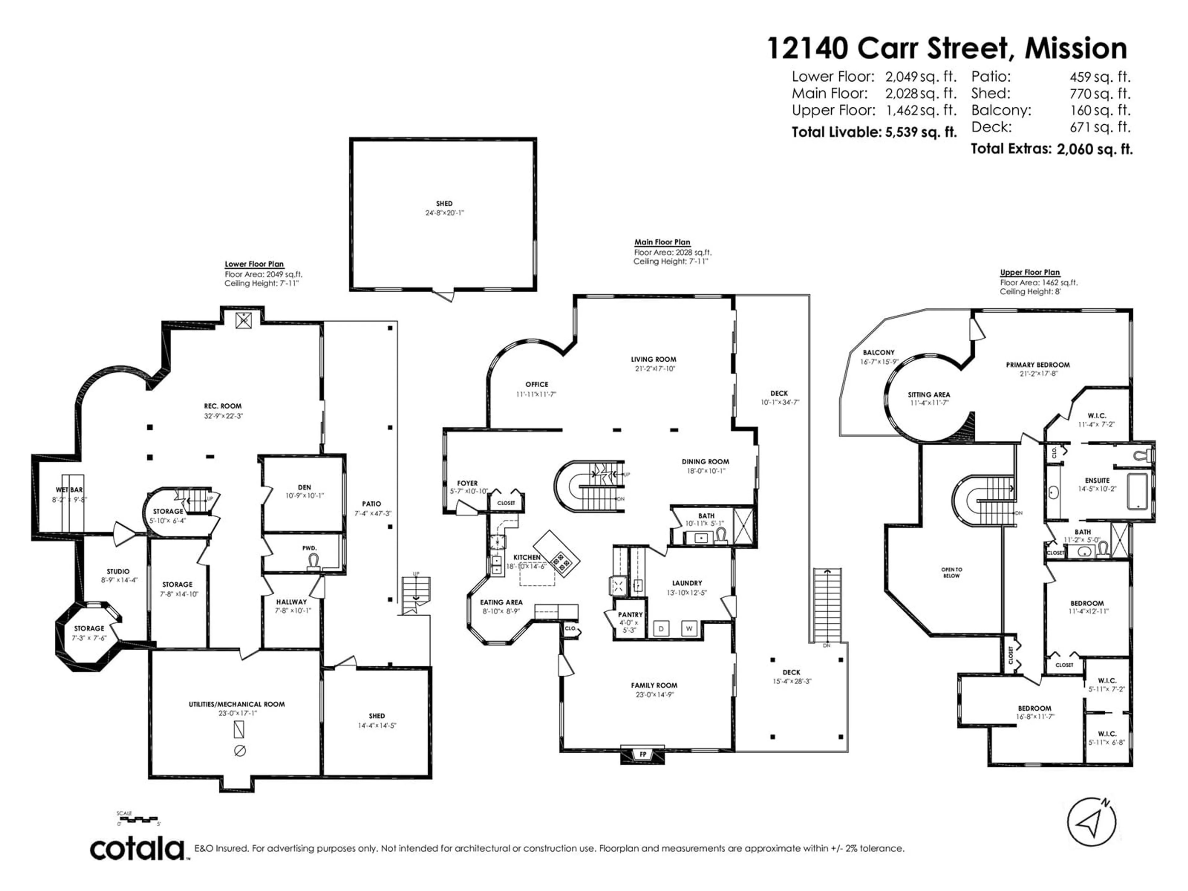 Floor plan for 12140 CARR, Mission British Columbia V4S1B8