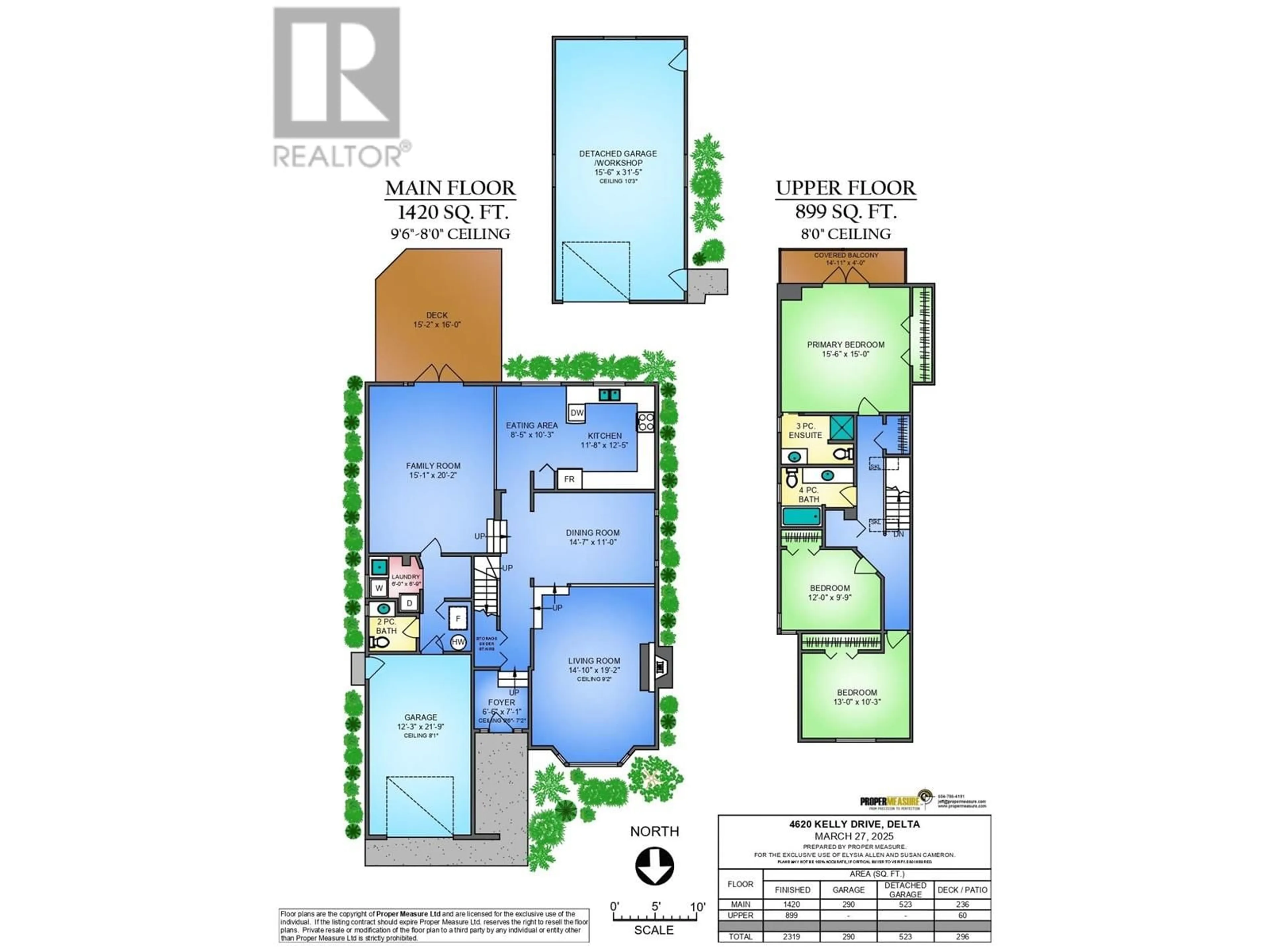 Floor plan for 4620 KELLY DRIVE, Delta British Columbia V4K1G6