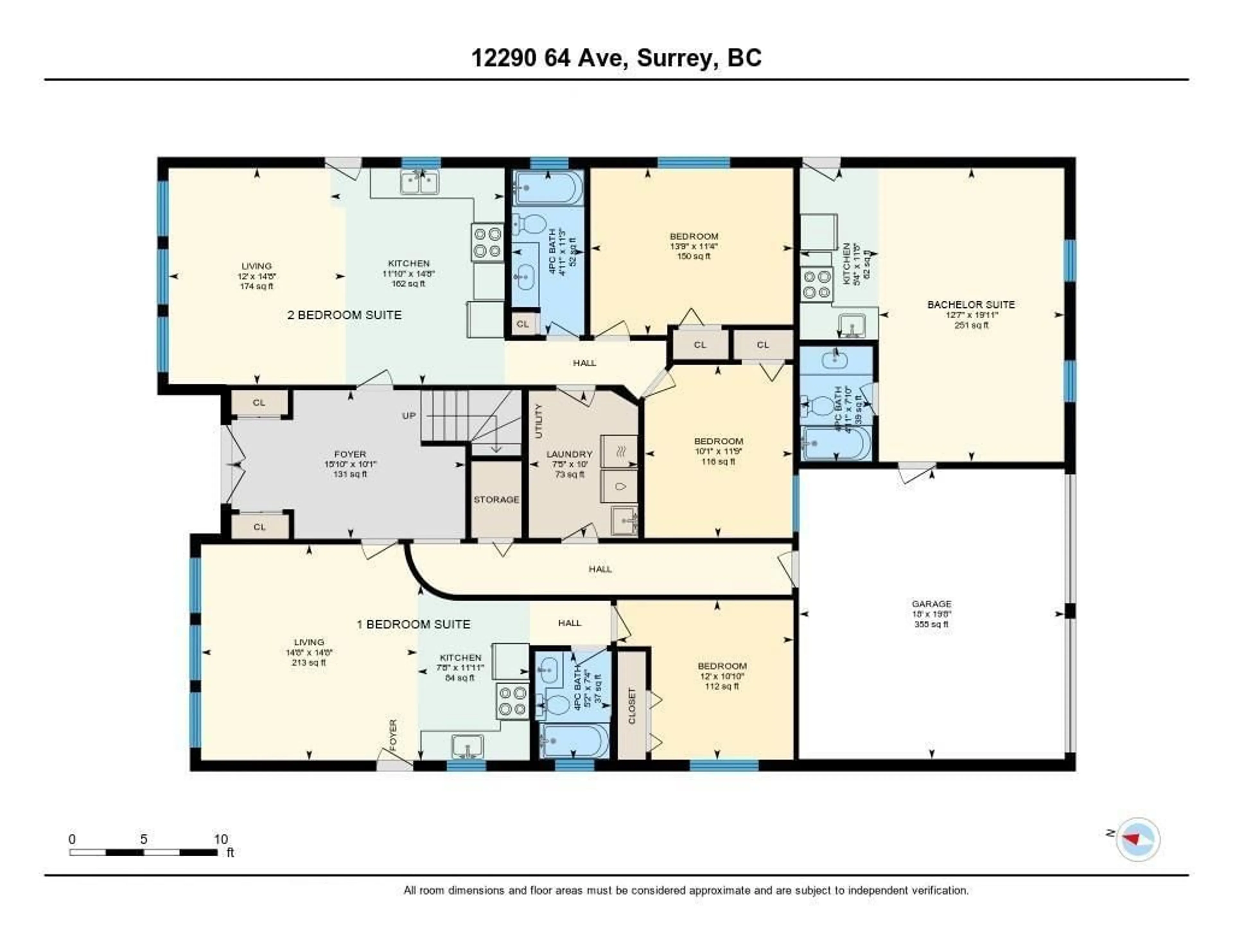 Floor plan for 12290 64 AVENUE, Surrey British Columbia V3W1W7