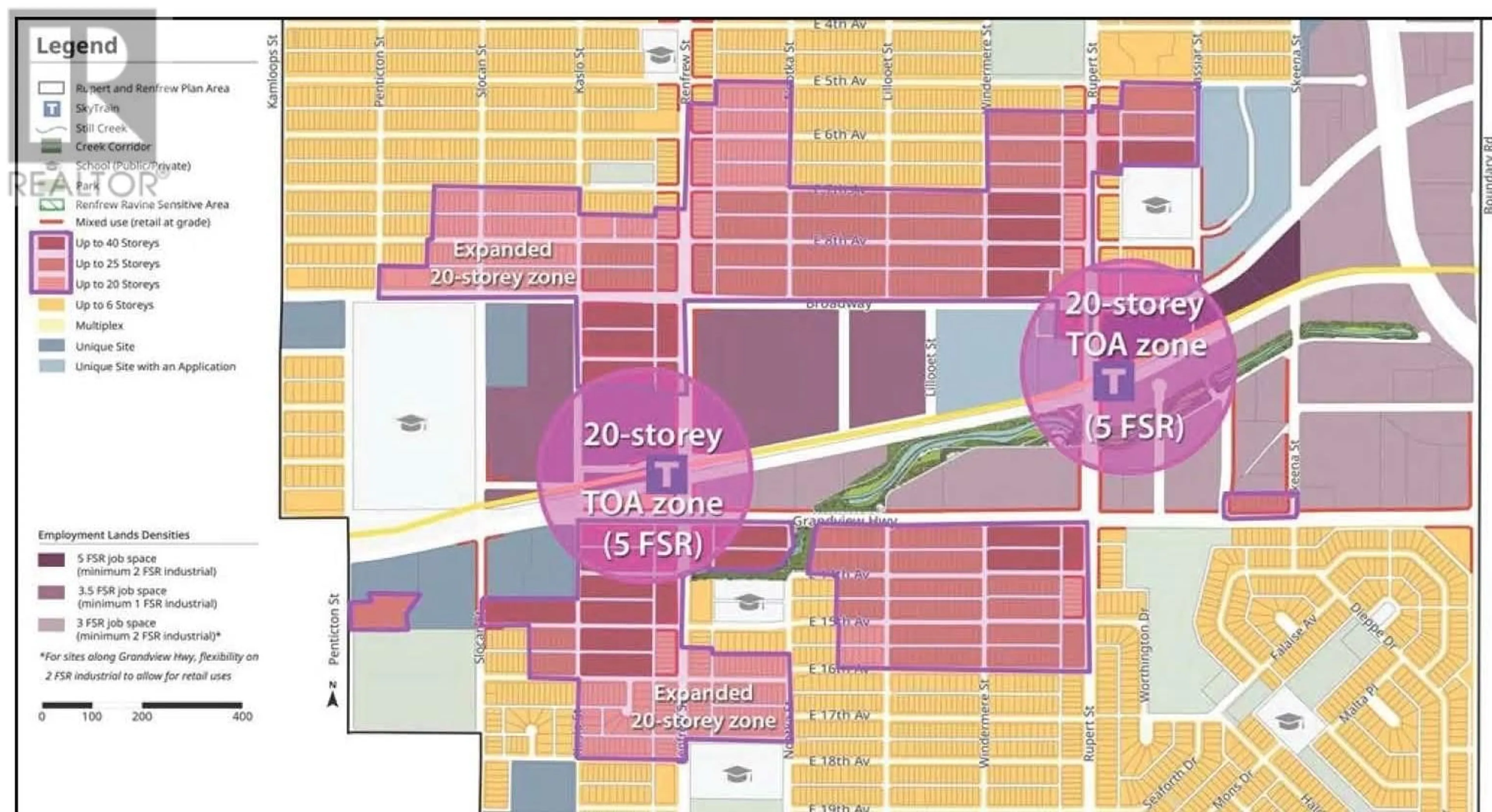 Picture of a map for 3172 GRANDVIEW HIGHWAY, Vancouver British Columbia V5M2E8