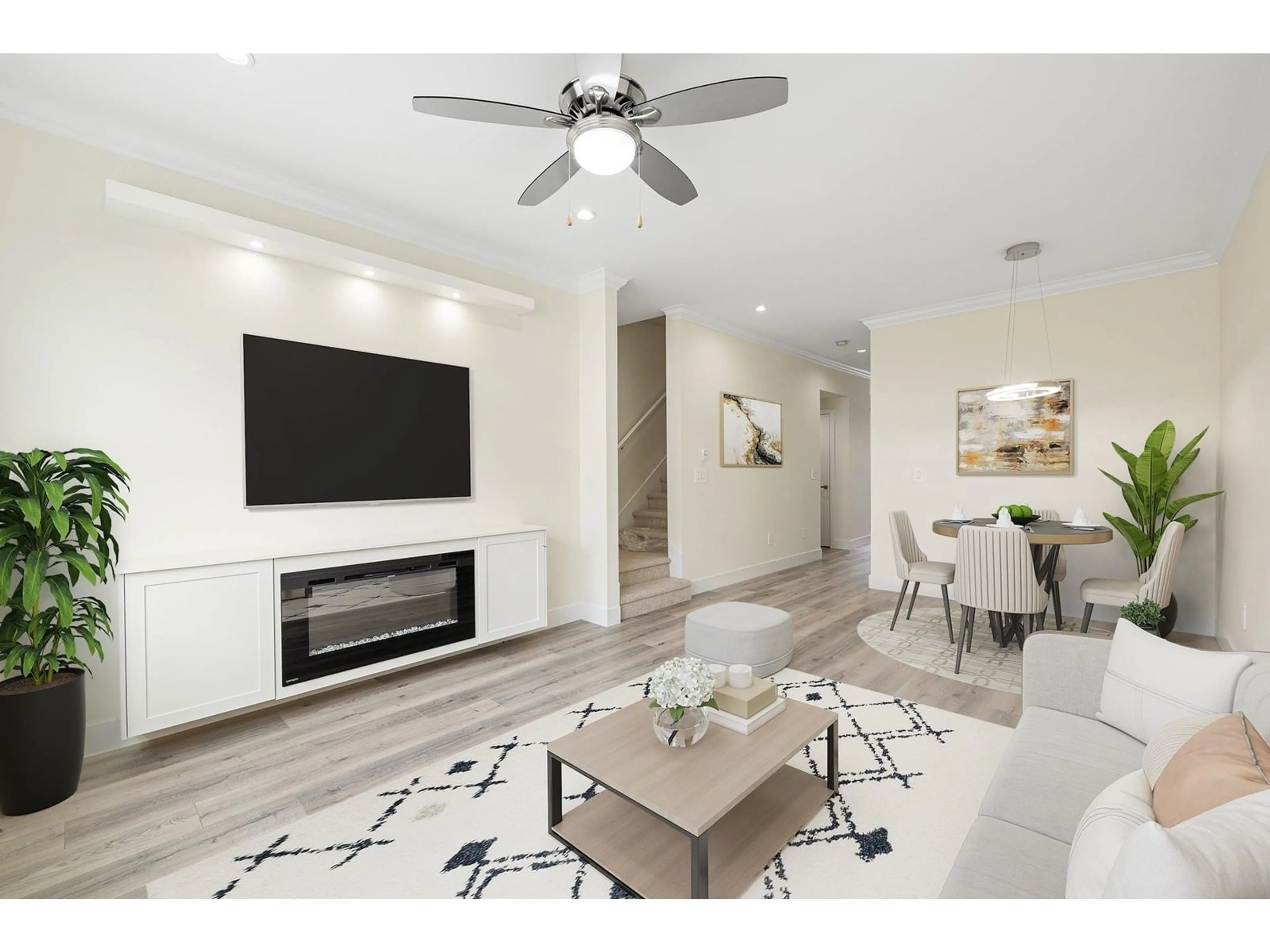 Living room with furniture, unknown for 13 - 8181 135A, Surrey British Columbia V3W3N8