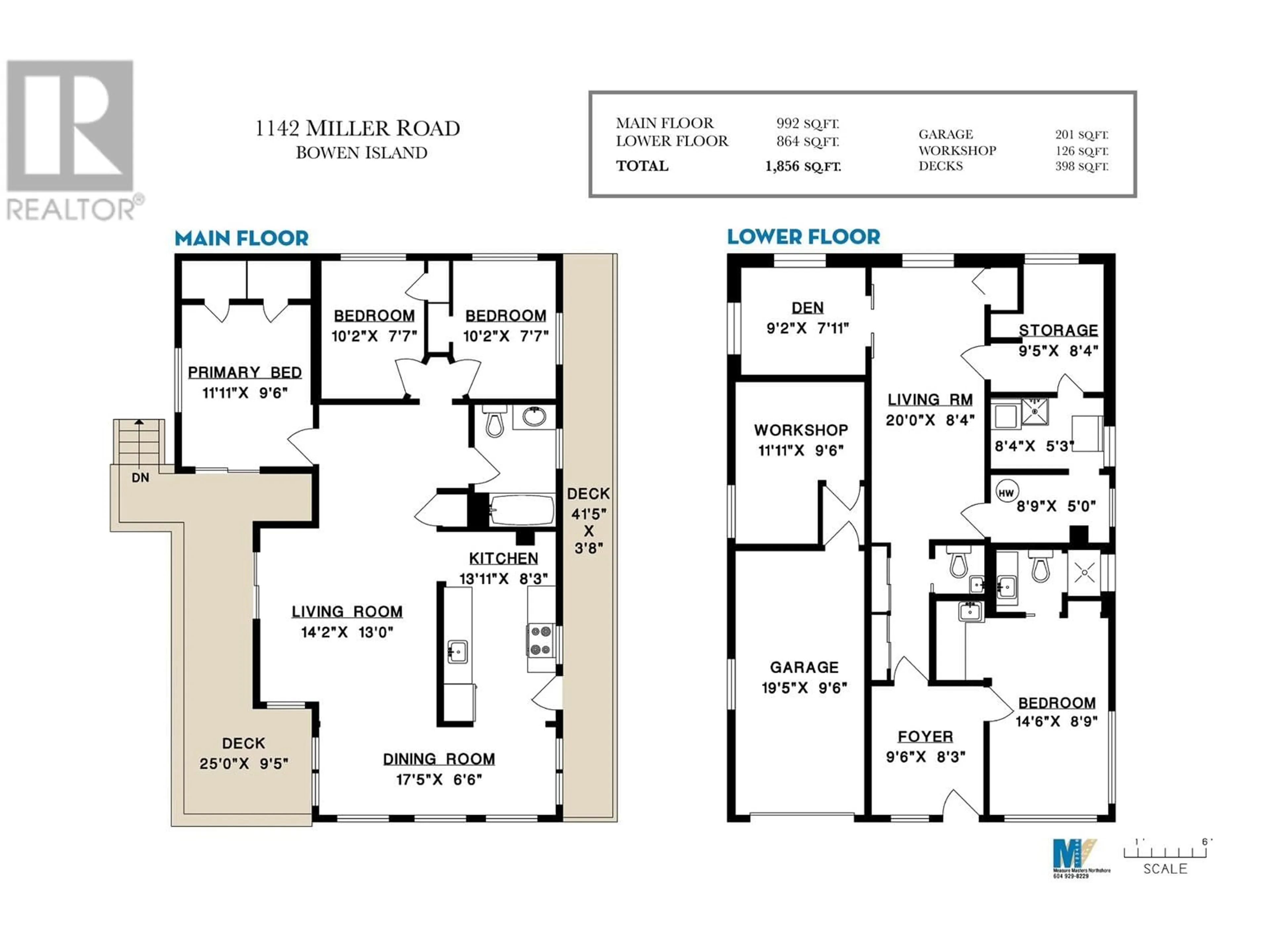 Floor plan for 1142 MILLER ROAD, Bowen Island British Columbia V0N1G1