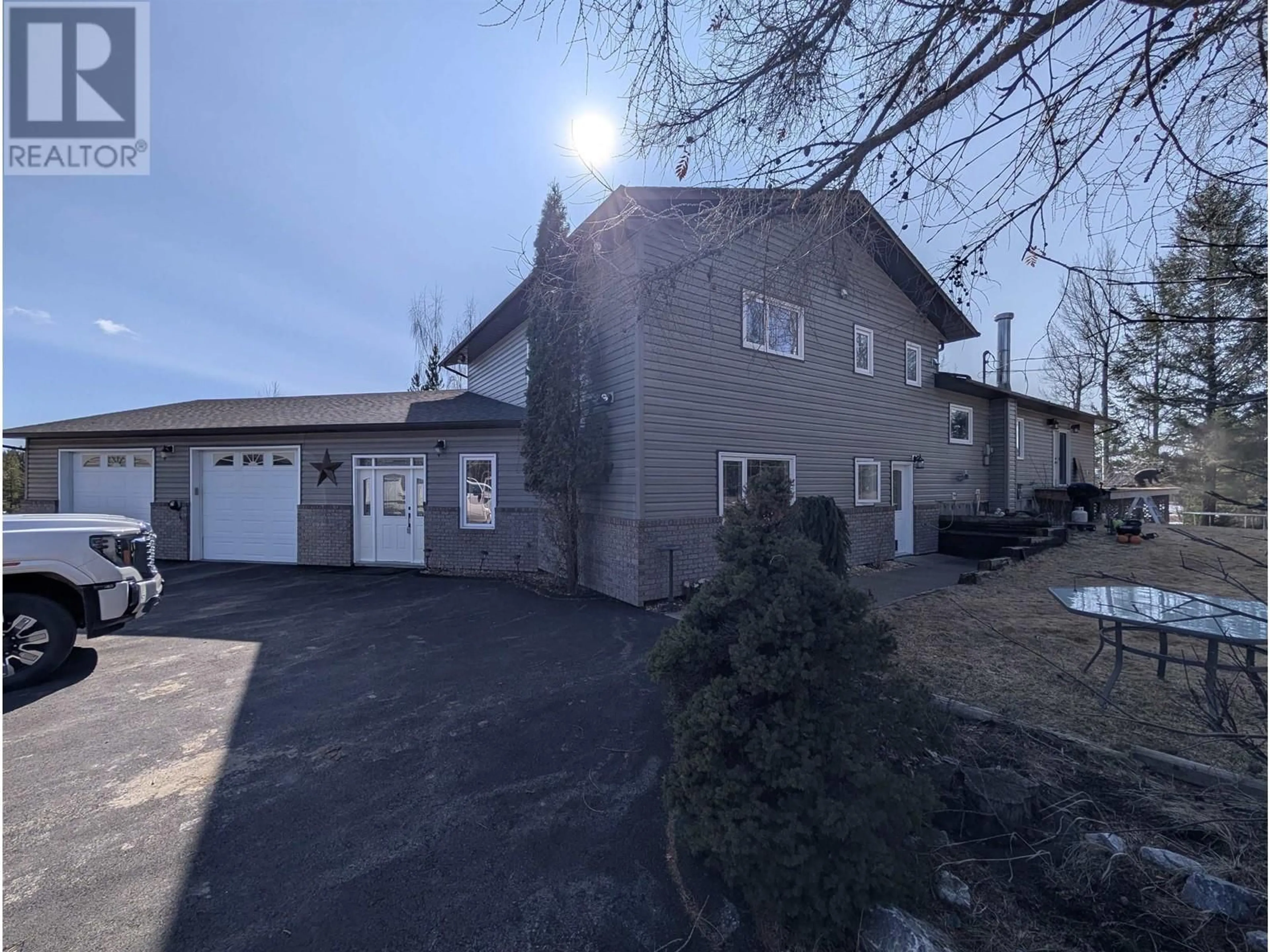 A pic from outside/outdoor area/front of a property/back of a property/a pic from drone, street for 11400 MAURAEN DRIVE, Prince George British Columbia V2N5B7