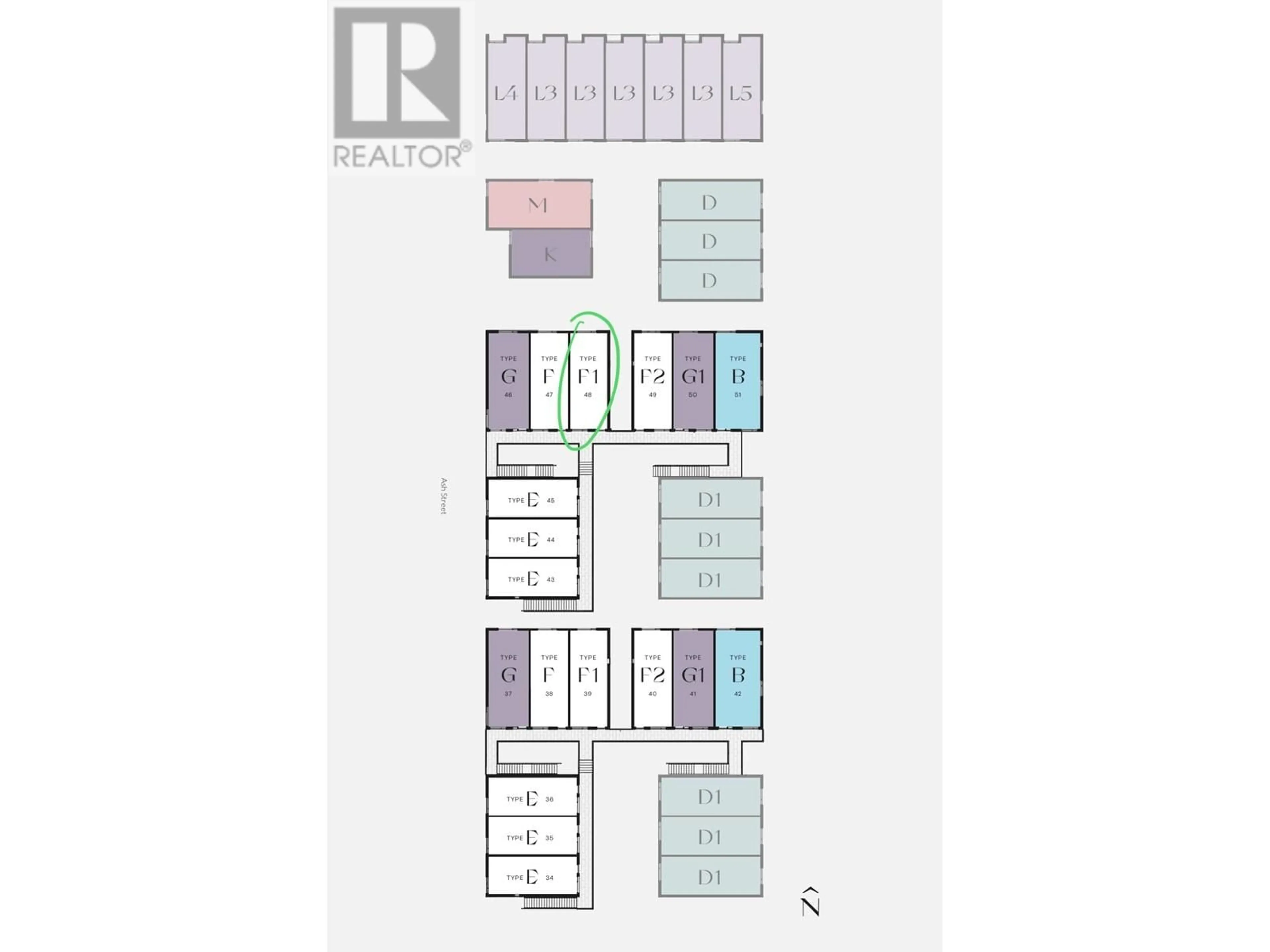 Floor plan for 205 - 6922 ASH STREET, Vancouver British Columbia V6P3K4