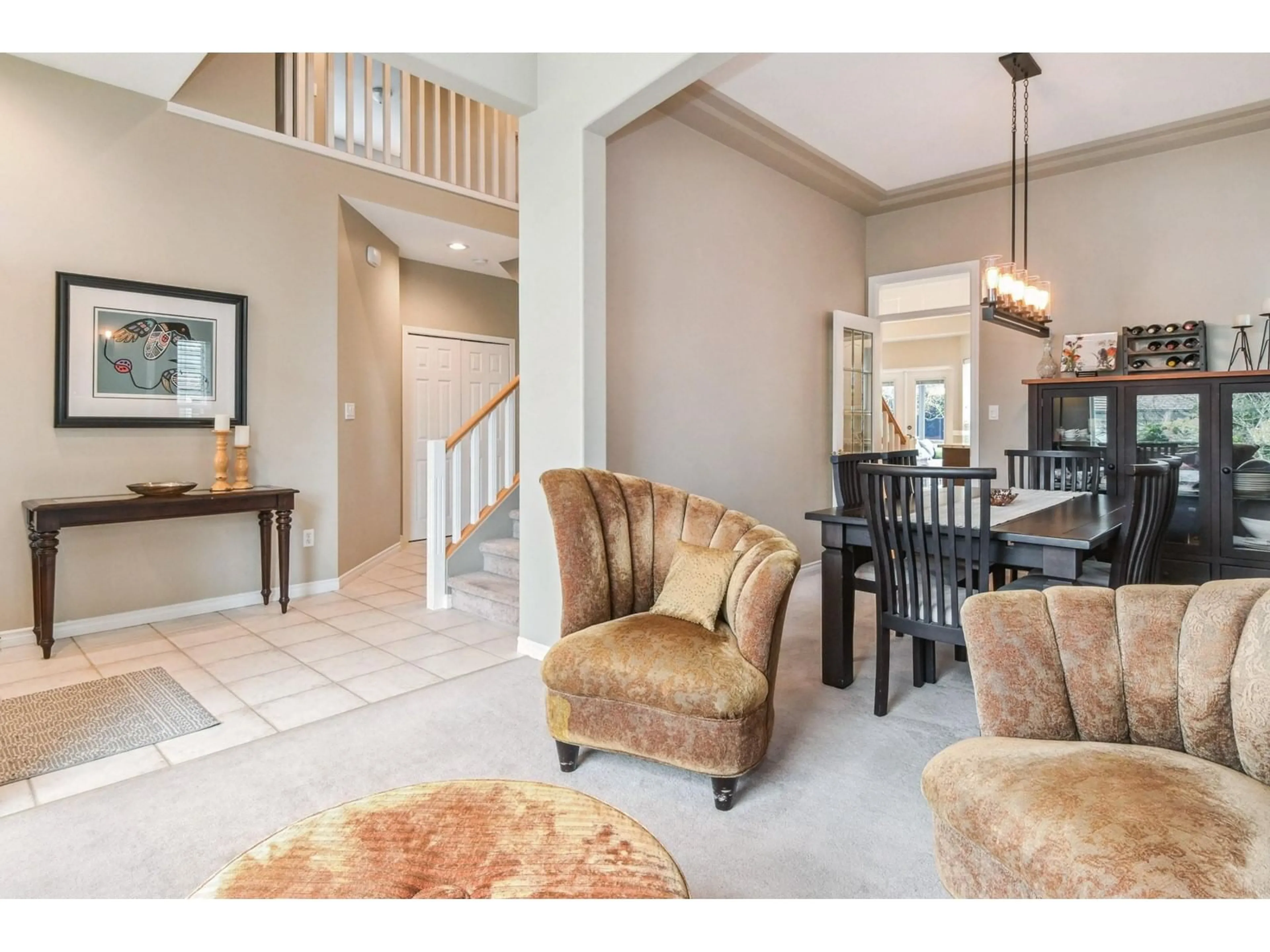 Living room with furniture, unknown for 18320 66, Surrey British Columbia V3S9A1