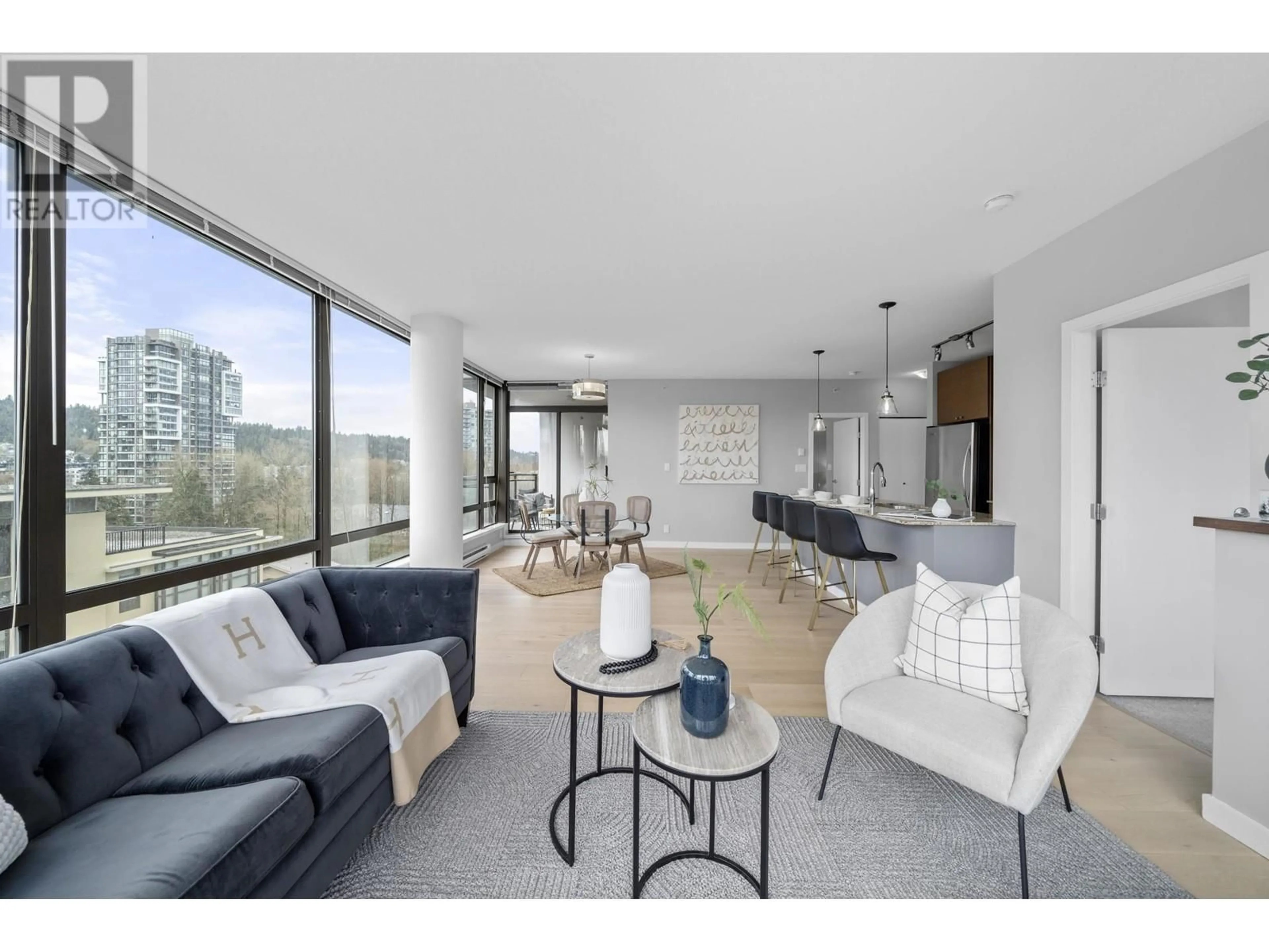 Living room with furniture, unknown for 1002 - 110 BREW STREET, Port Moody British Columbia V3H0E4
