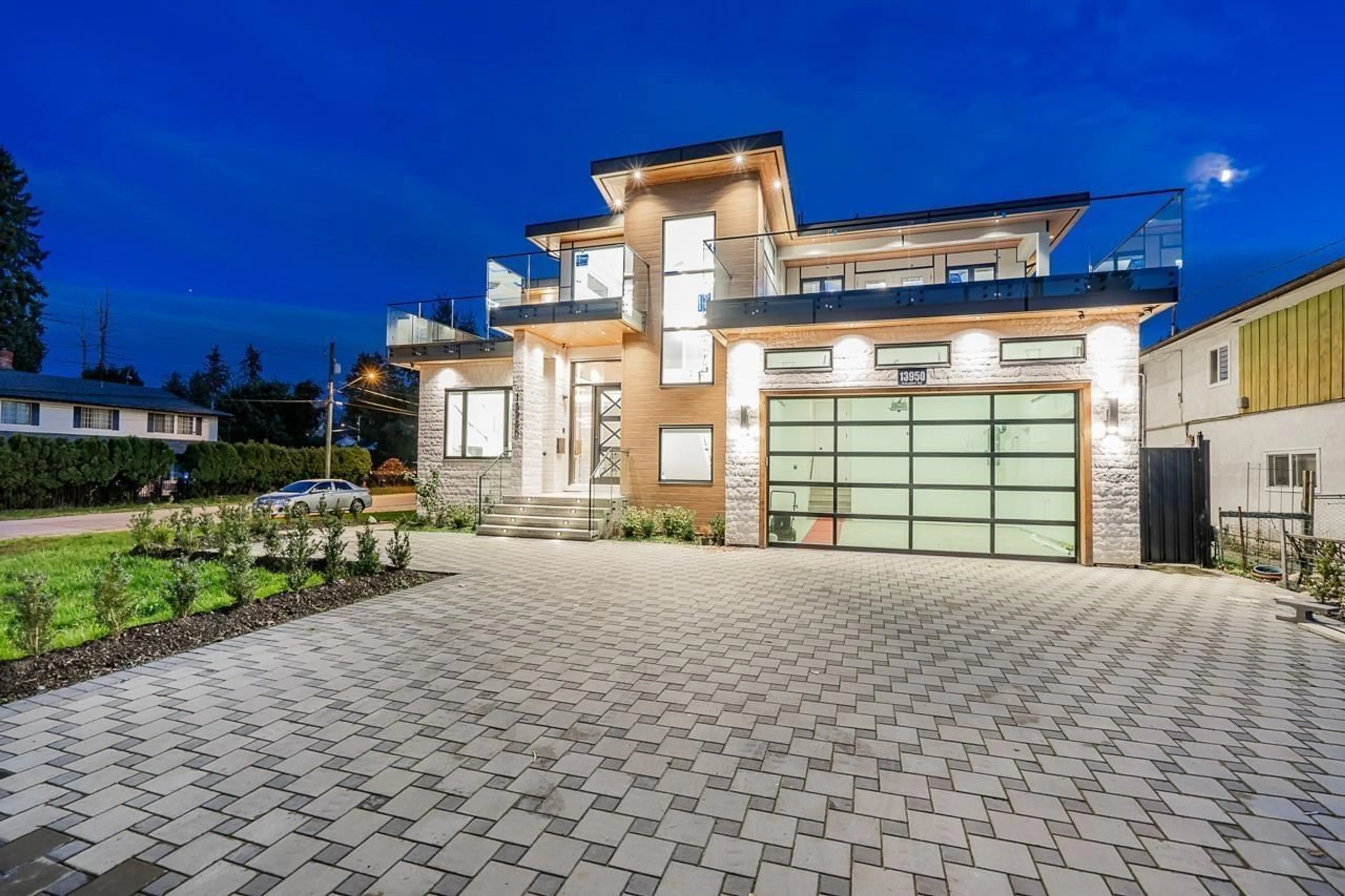 Home with brick exterior material, street for 13950 KALMAR, Surrey British Columbia V3R5C7
