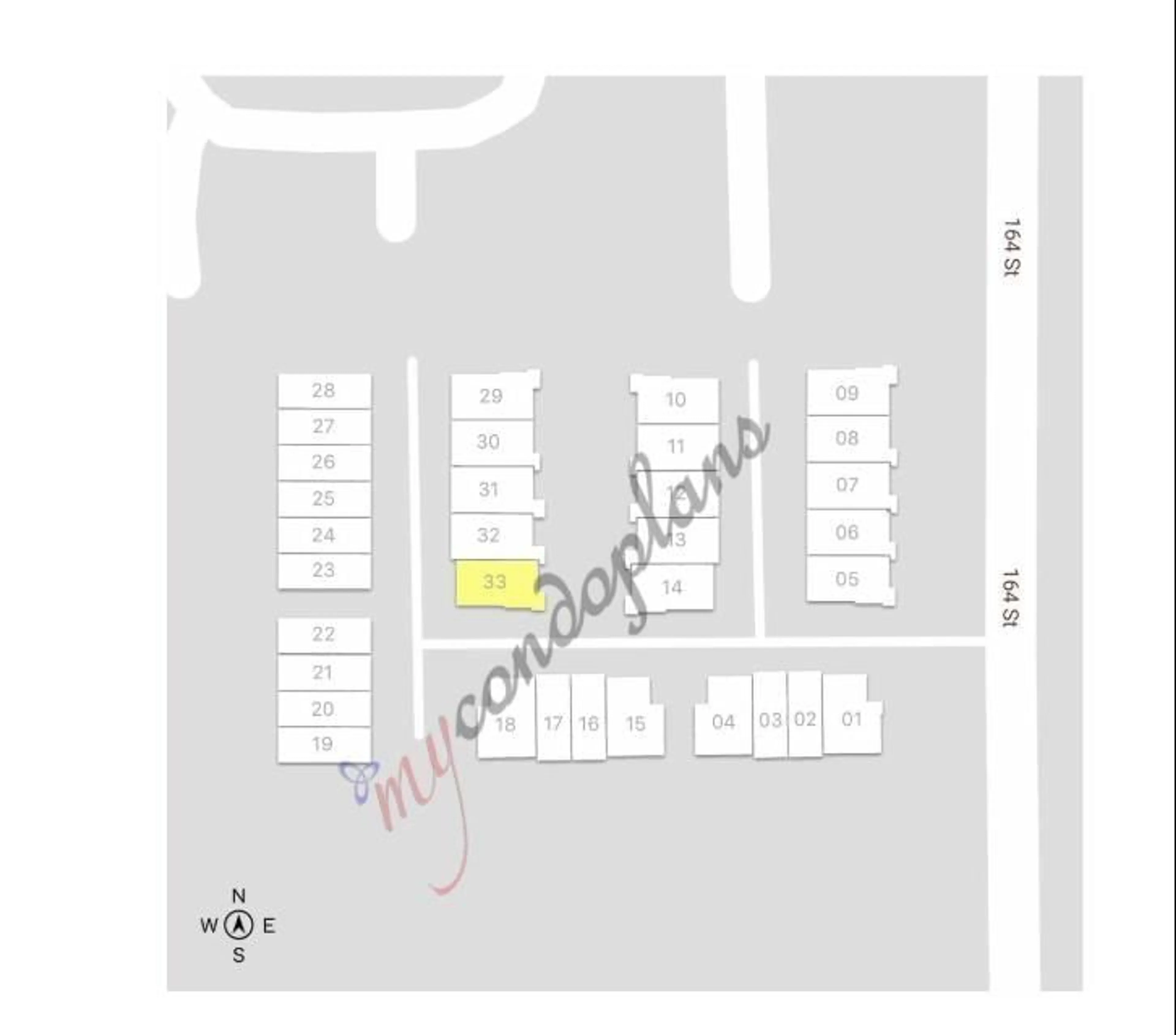 Floor plan for 33 - 8433 164, Surrey British Columbia V4N1E1