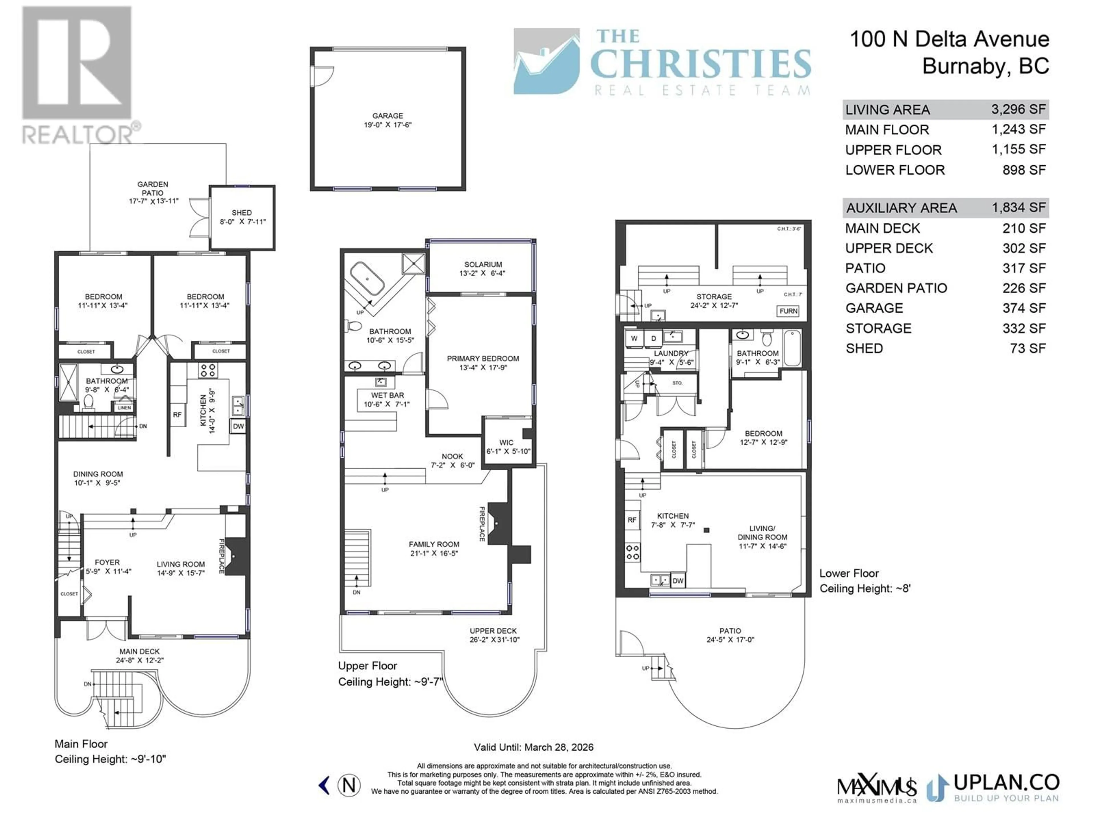 Floor plan for 100 DELTA AVENUE, Burnaby British Columbia V5B1E6