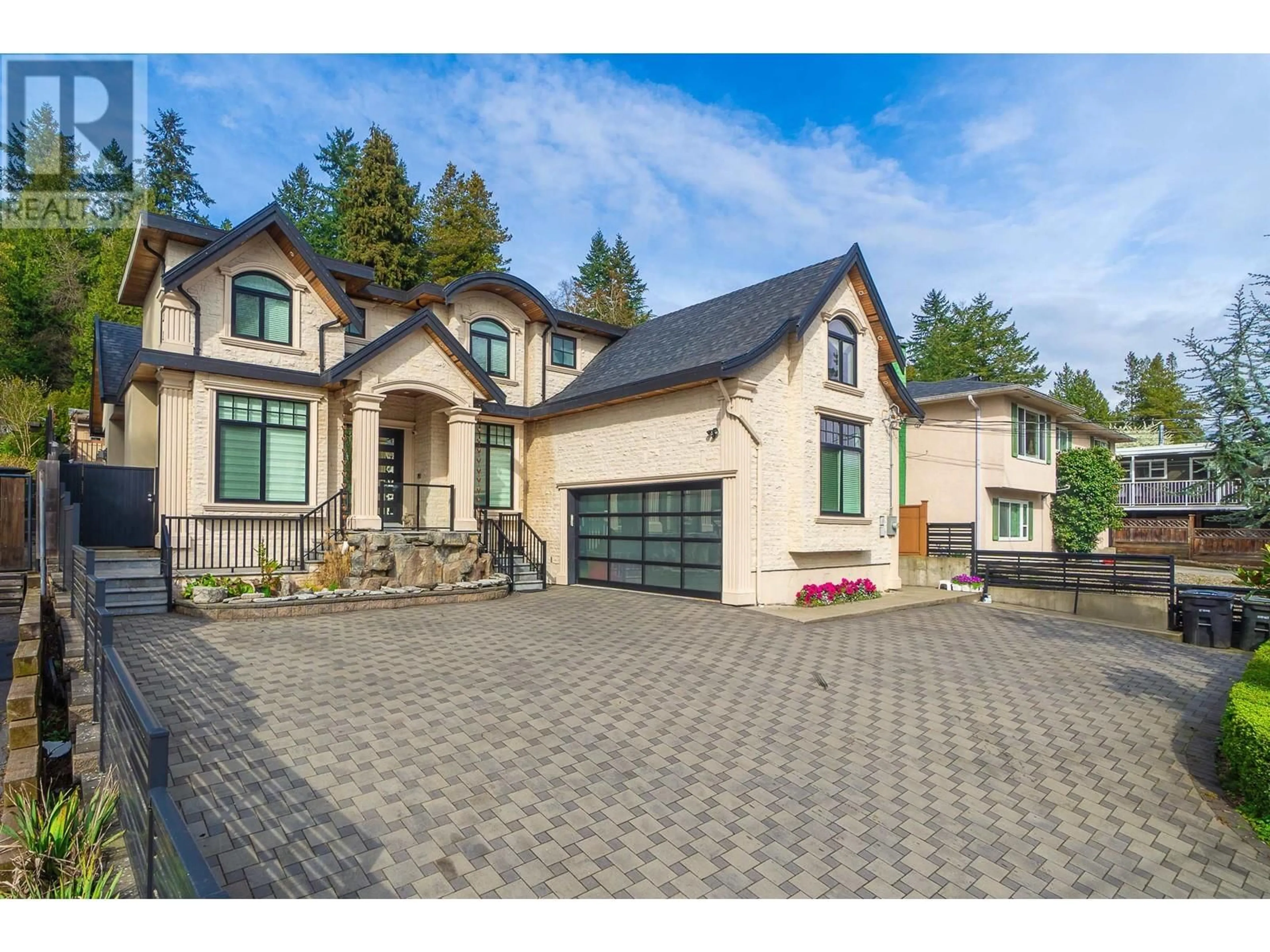 Home with brick exterior material, street for 5029 MARINE DRIVE, Burnaby British Columbia V5J3G5