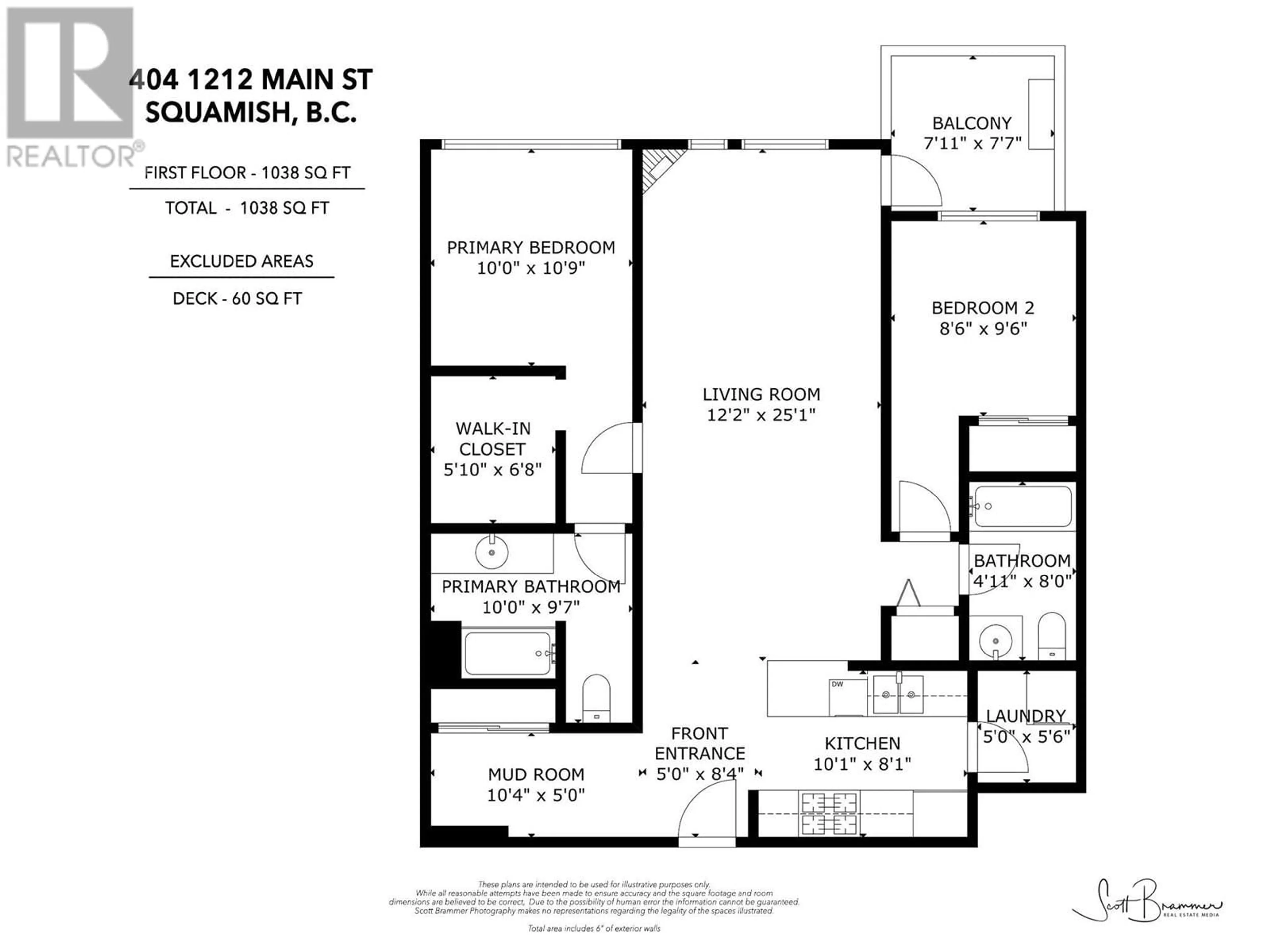 Floor plan for 404 - 1212 MAIN STREET, Squamish British Columbia V8B0S1