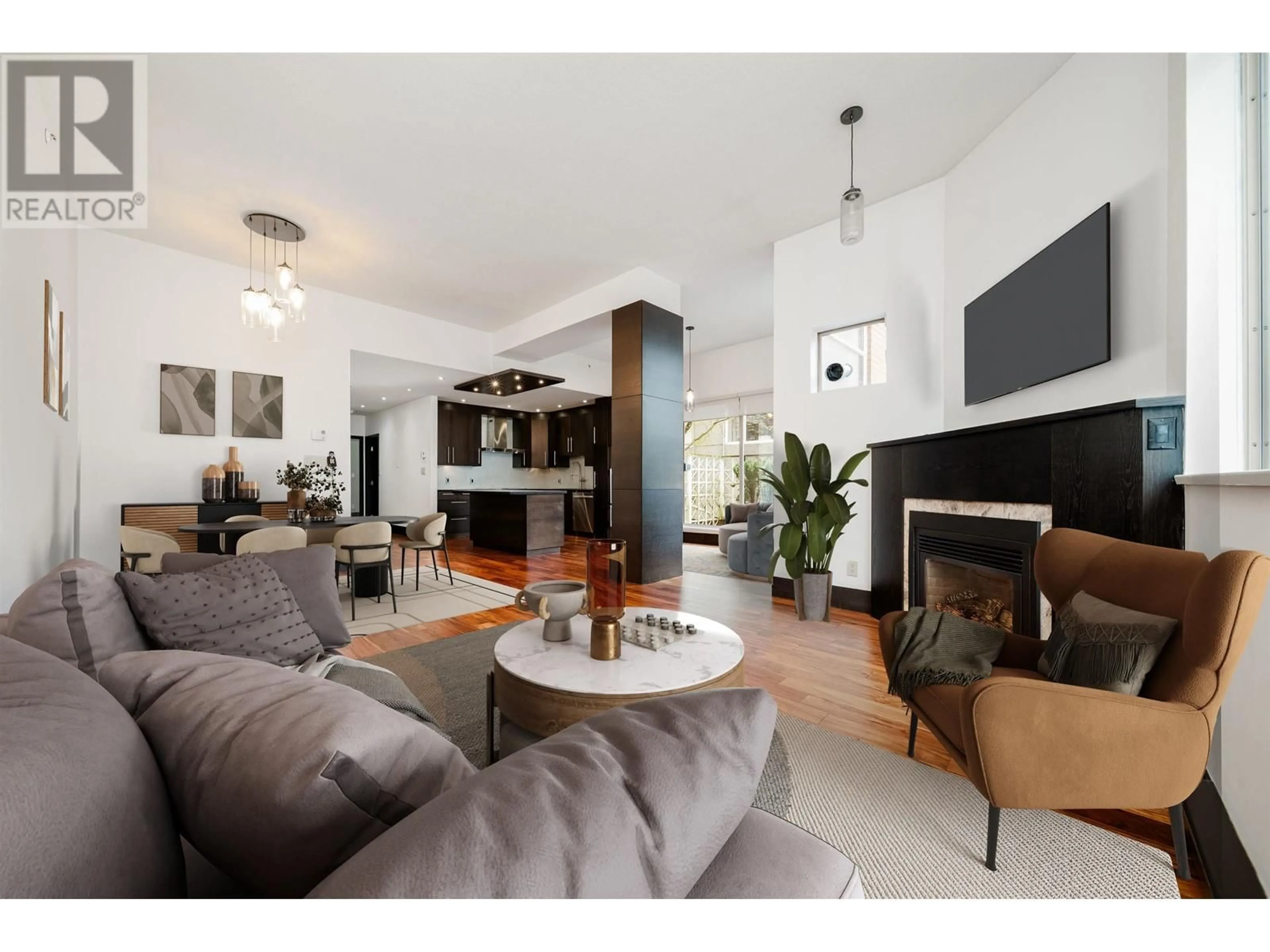 Living room with furniture, unknown for 102 - 1970 HARO STREET, Vancouver British Columbia V6G1H6