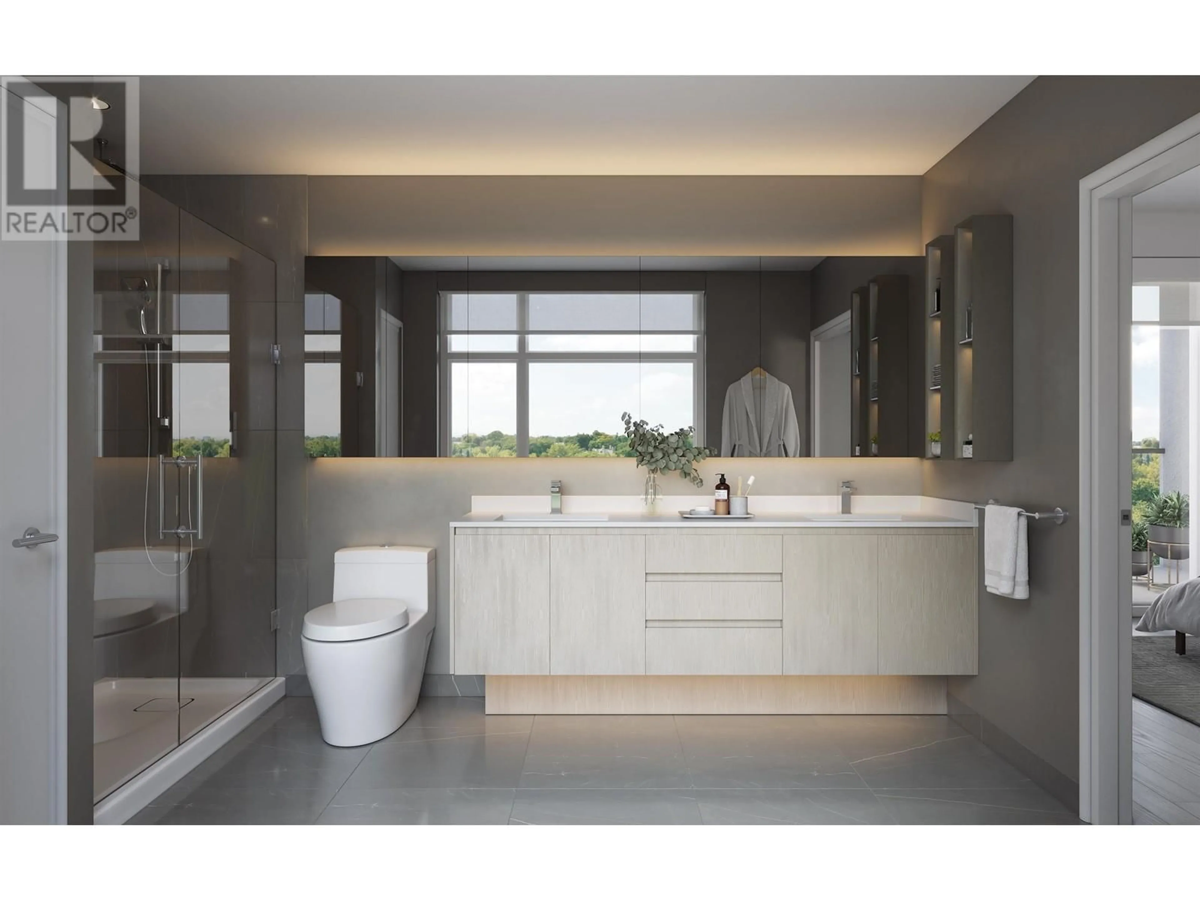 Contemporary bathroom, ceramic/tile floor for 211 - 3264 VANNESS AVENUE, Vancouver British Columbia V5R4V3