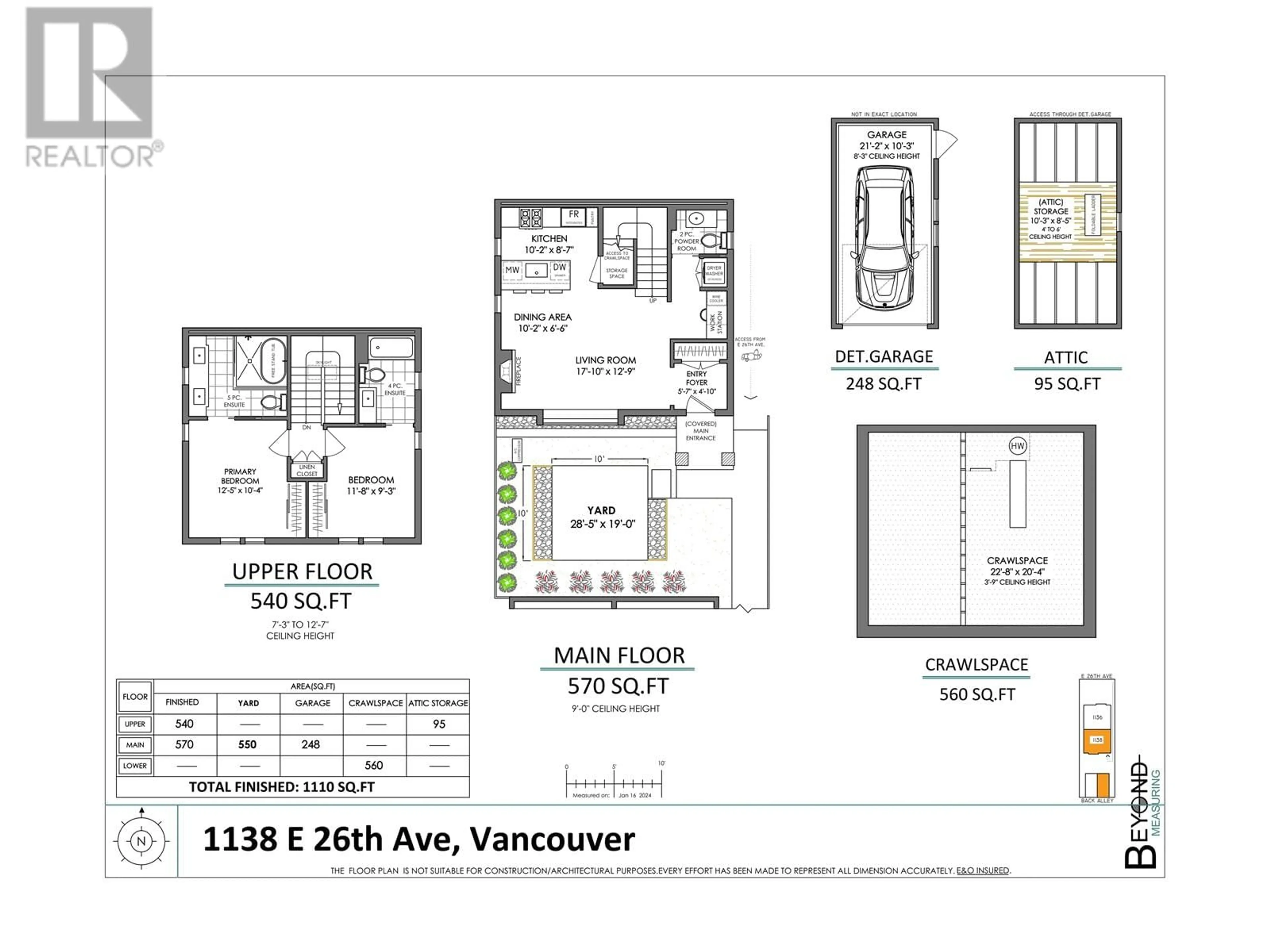 Floor plan for 1138 26TH AVENUE, Vancouver British Columbia V5V2J7