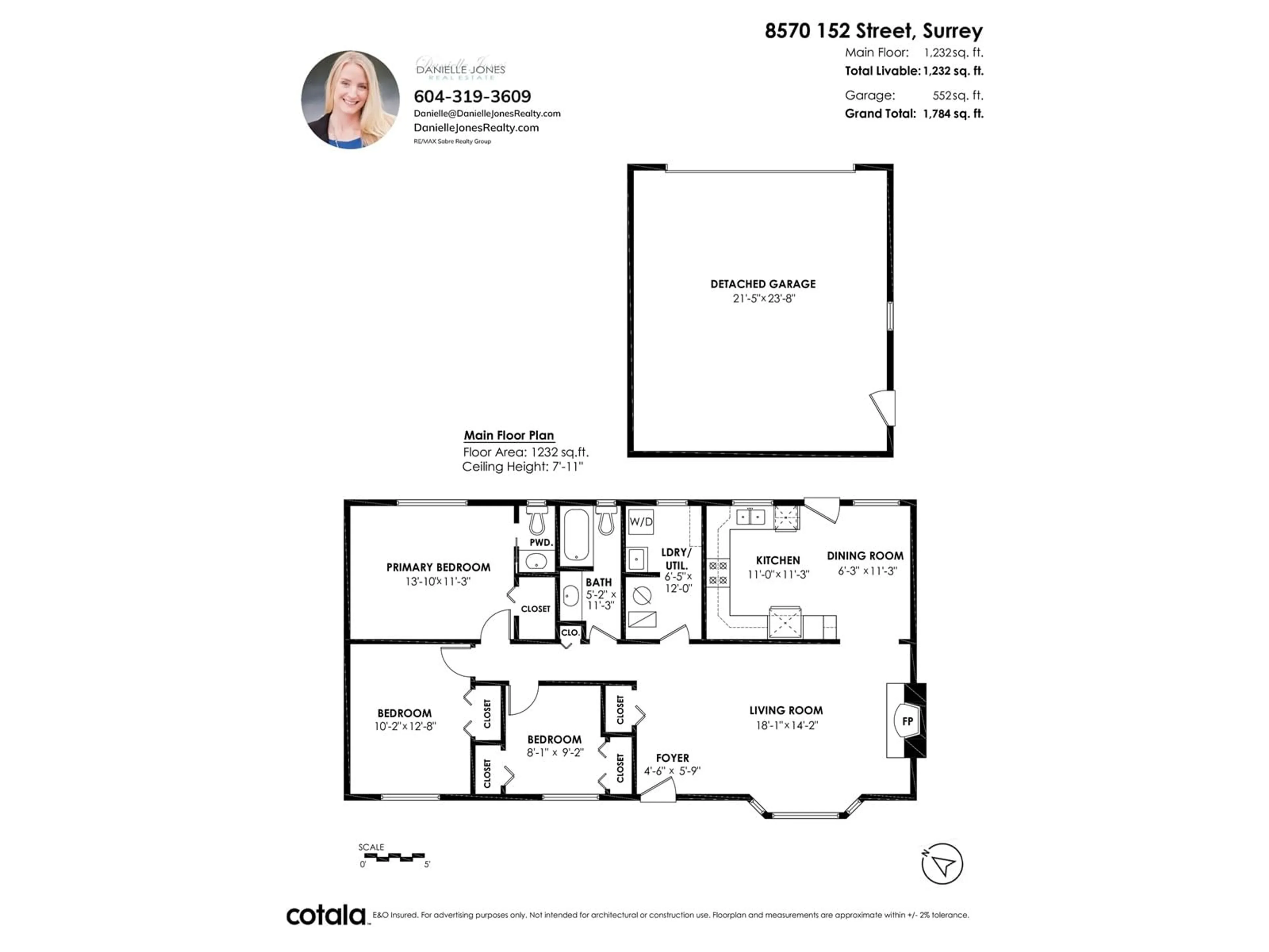 Floor plan for 8570 152, Surrey British Columbia V3S3N1