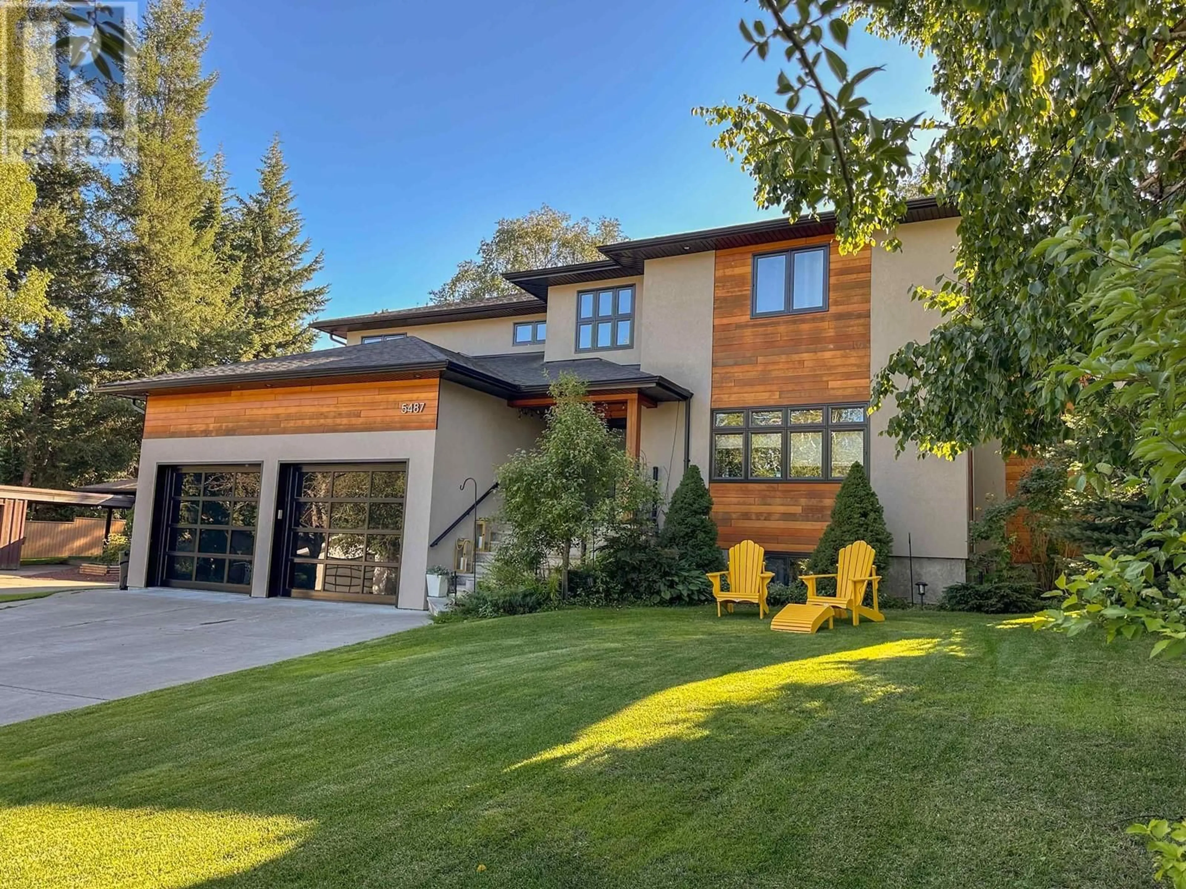 Home with brick exterior material, street for 5487 YORK DRIVE, Prince George British Columbia V2N2A6