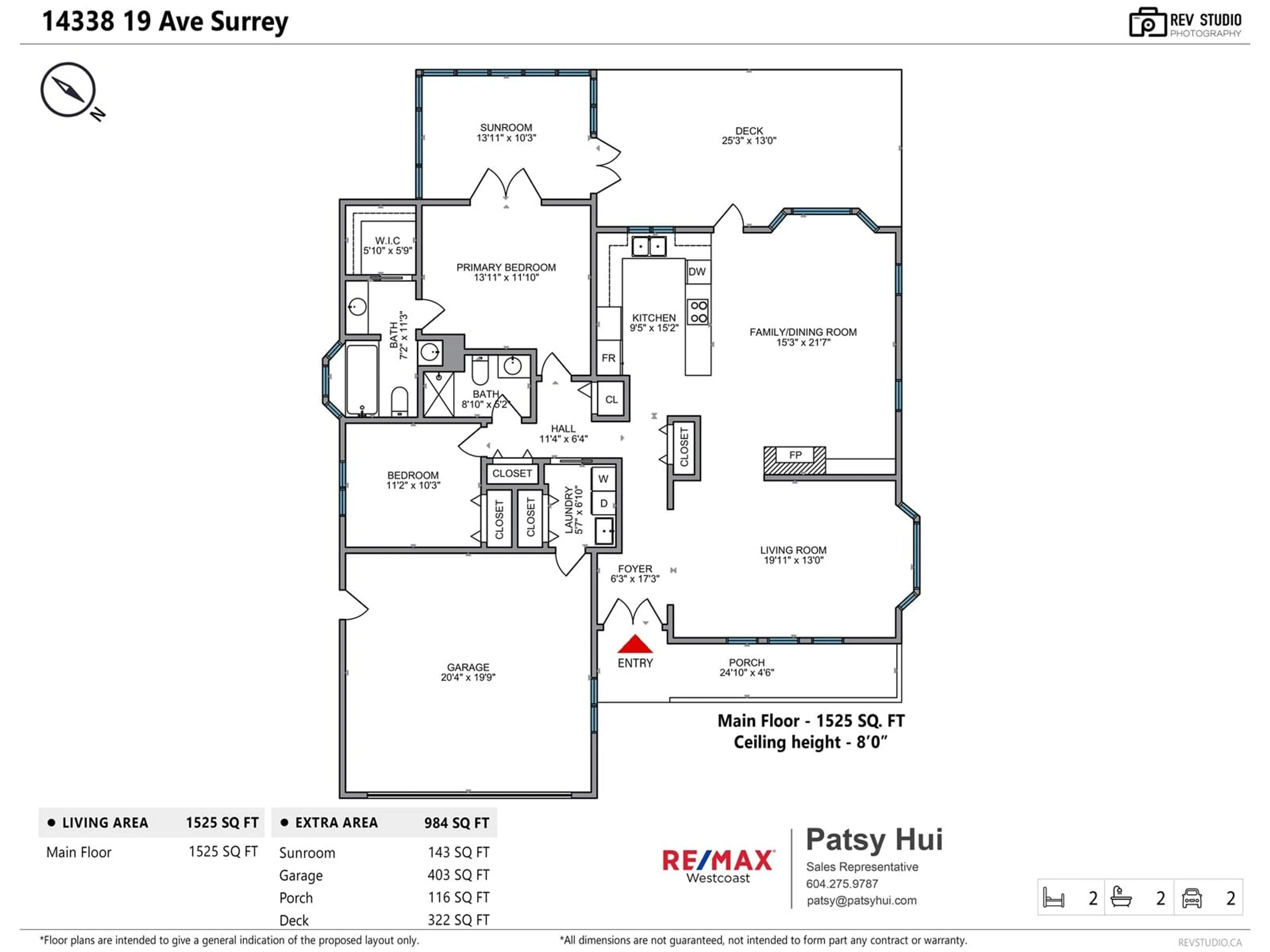 Floor plan for 14338 19, Surrey British Columbia V4A7S9
