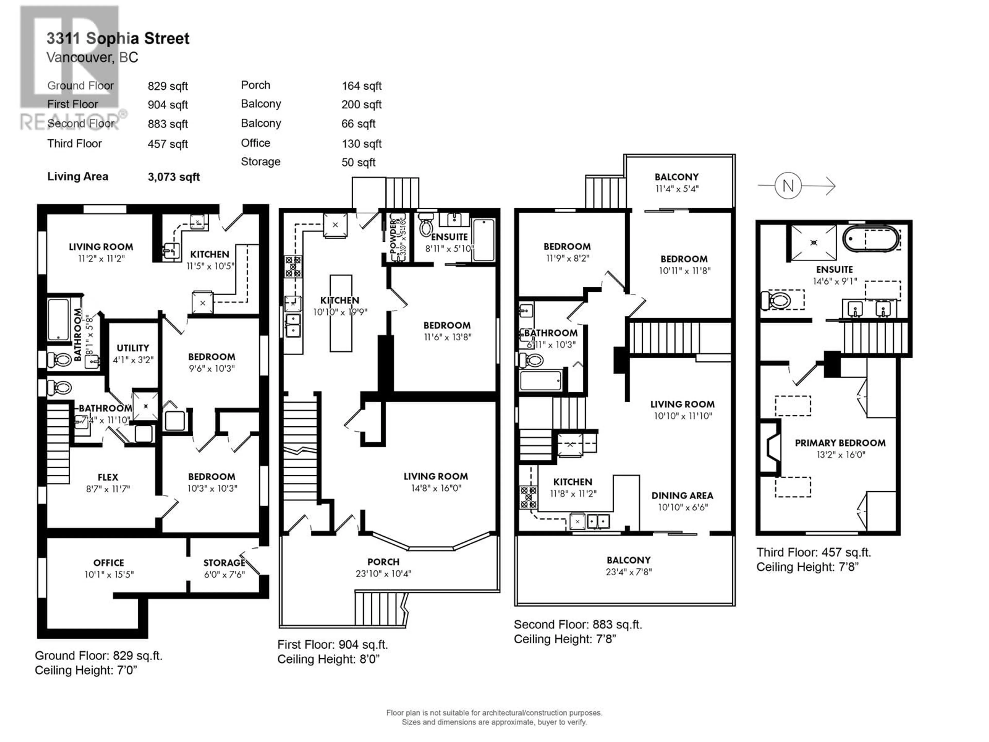 Floor plan for 3311 SOPHIA STREET, Vancouver British Columbia V5V3T4