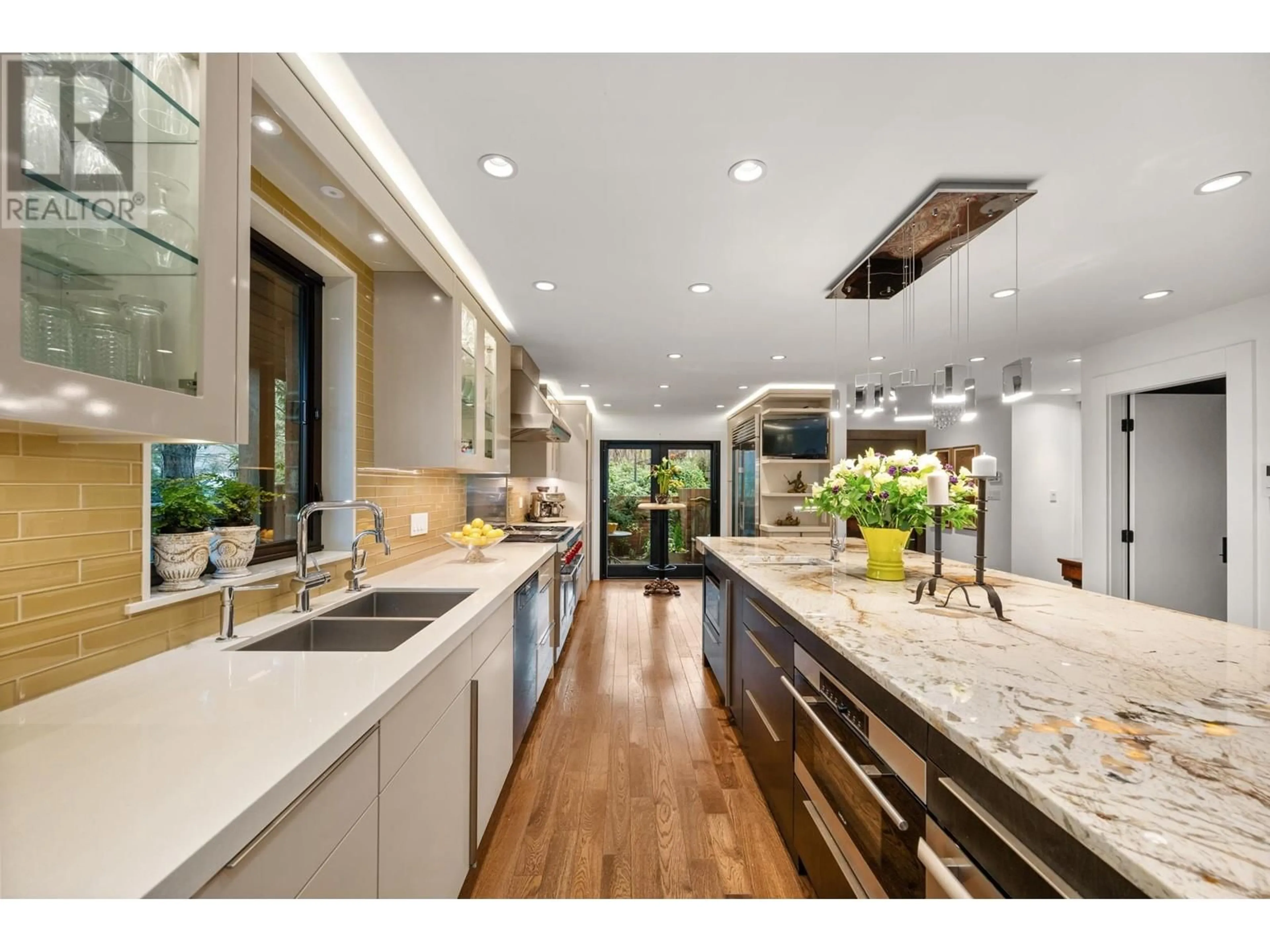 Contemporary kitchen, ceramic/tile floor for 4005 VINE STREET, Vancouver British Columbia V6L3C1