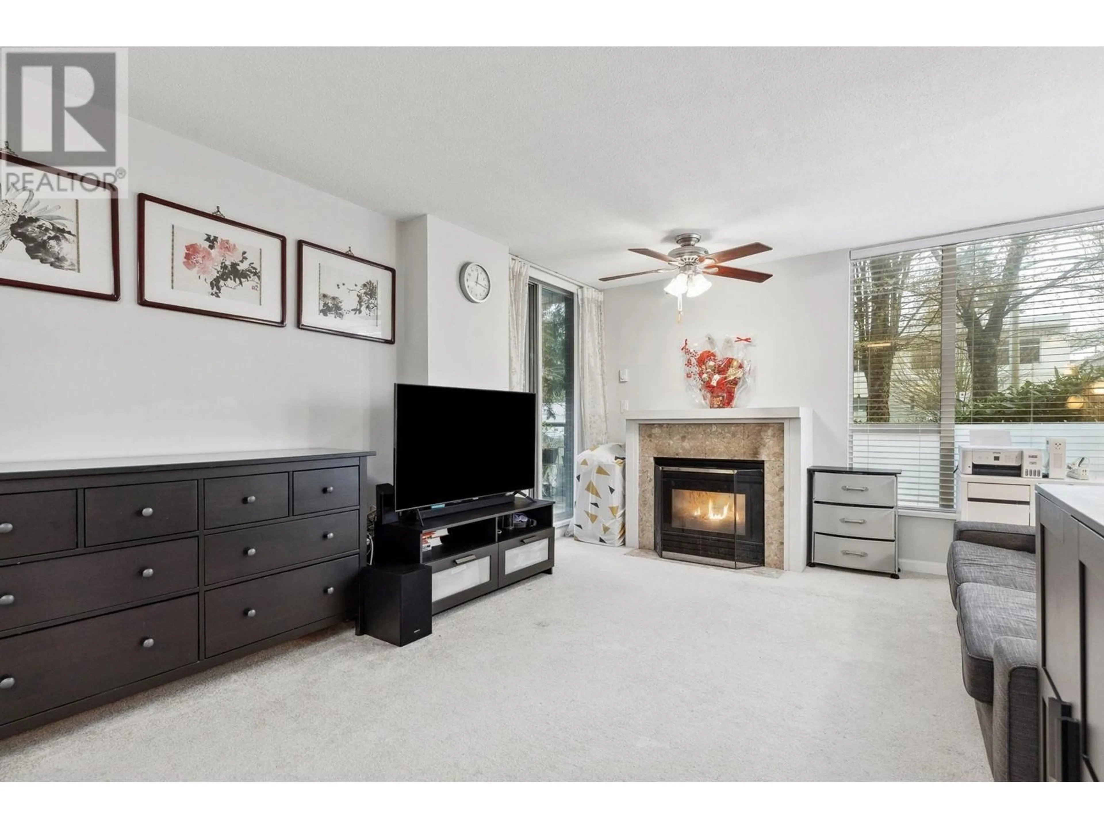 Living room with furniture, ceramic/tile floor for 201 - 7077 BERESFORD STREET, Burnaby British Columbia V5E4J5