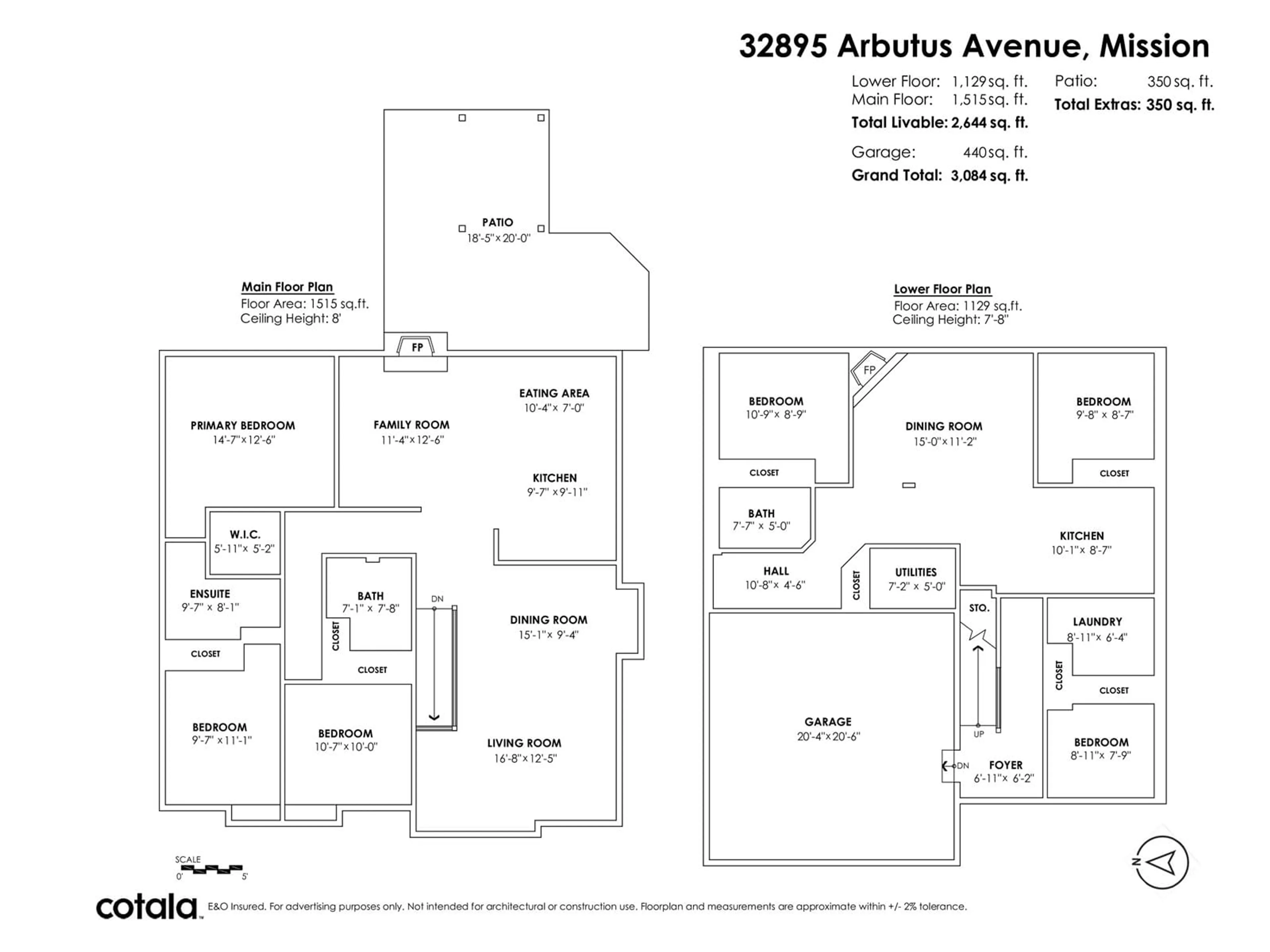 Floor plan for 32895 ARBUTUS, Mission British Columbia V2V2R9
