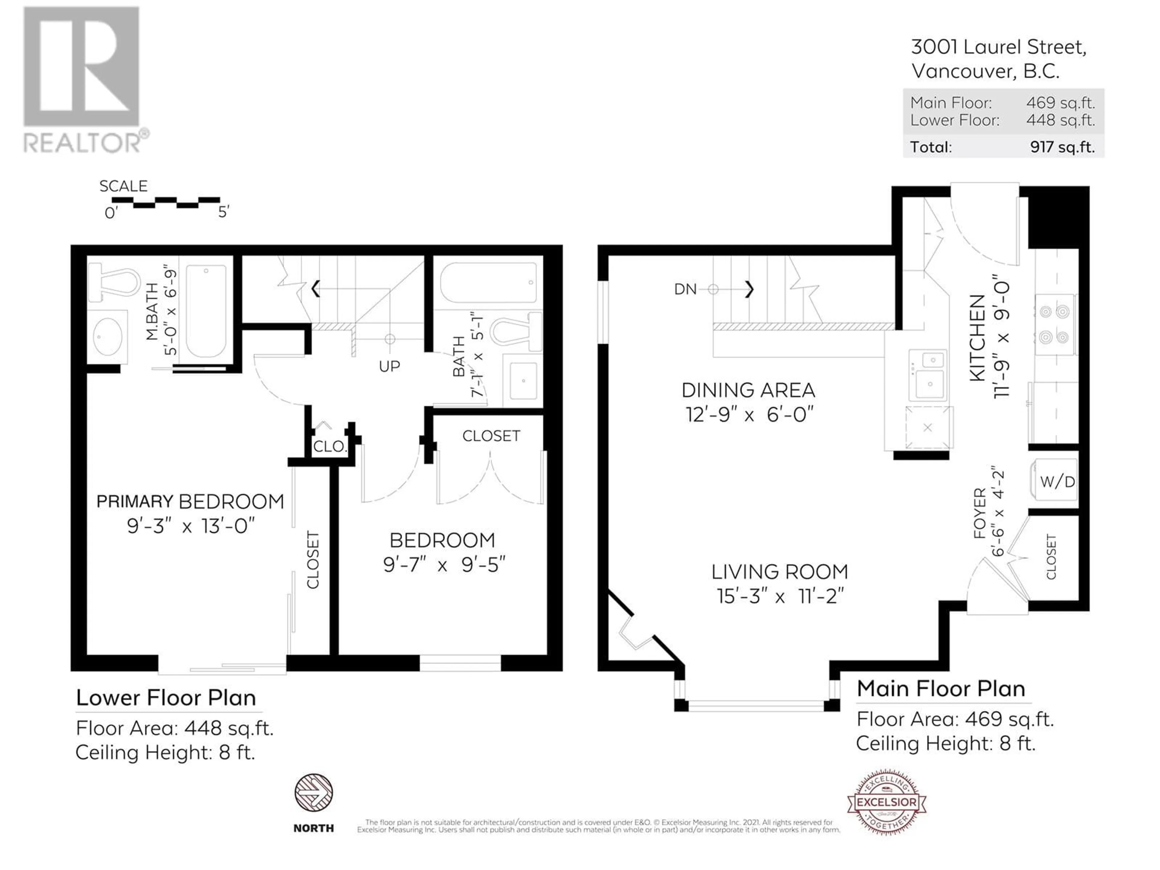 Floor plan for 3001 LAUREL STREET, Vancouver British Columbia V5Z3T6