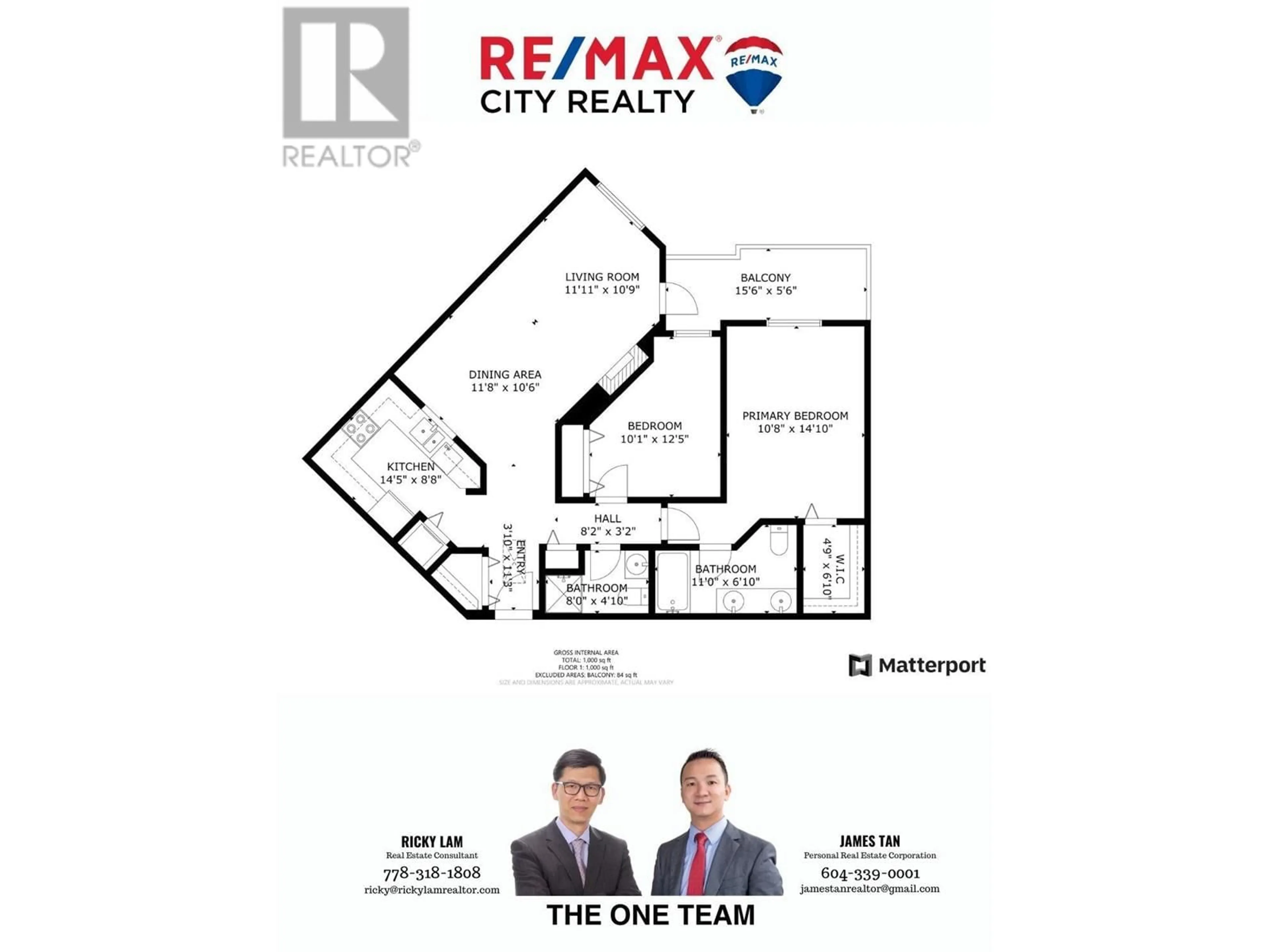 Floor plan for 402 - 2970 PRINCESS CRESCENT, Coquitlam British Columbia V3B7R5