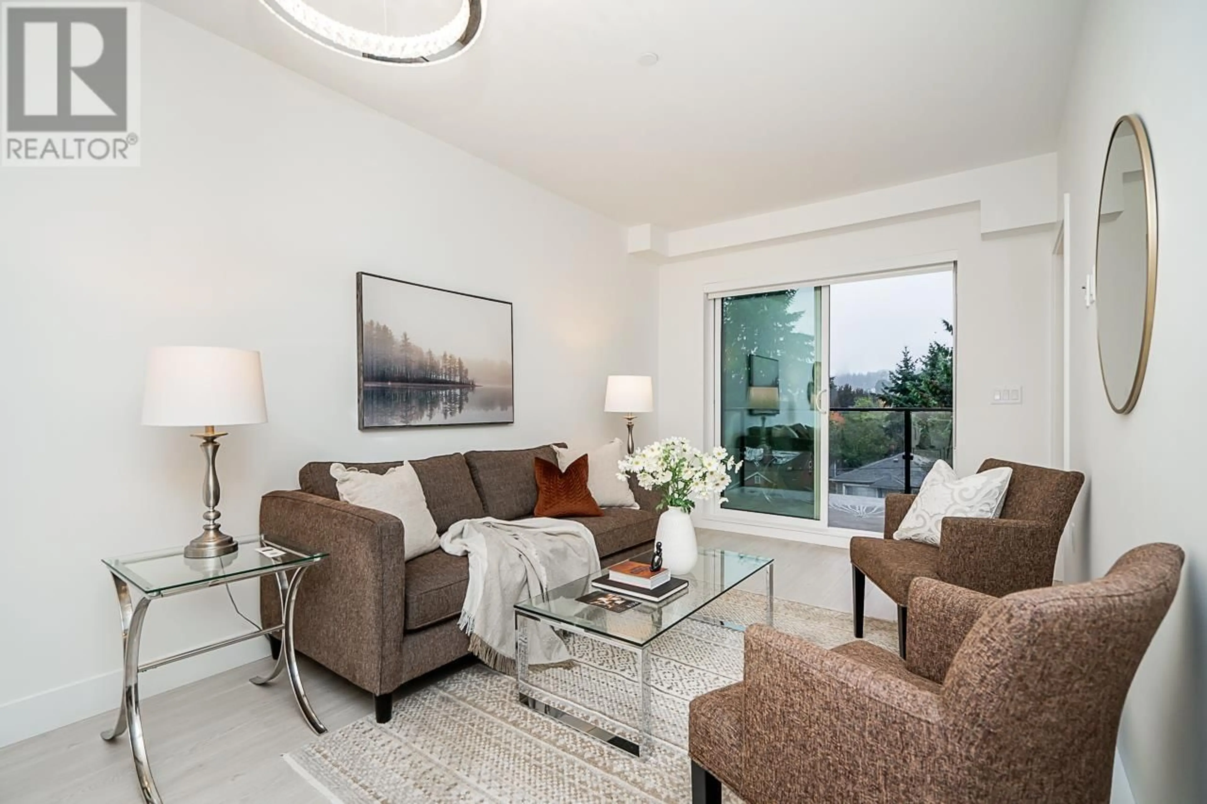 Living room with furniture, unknown for 406 - 5399 JOYCE STREET, Vancouver British Columbia V5R4H3