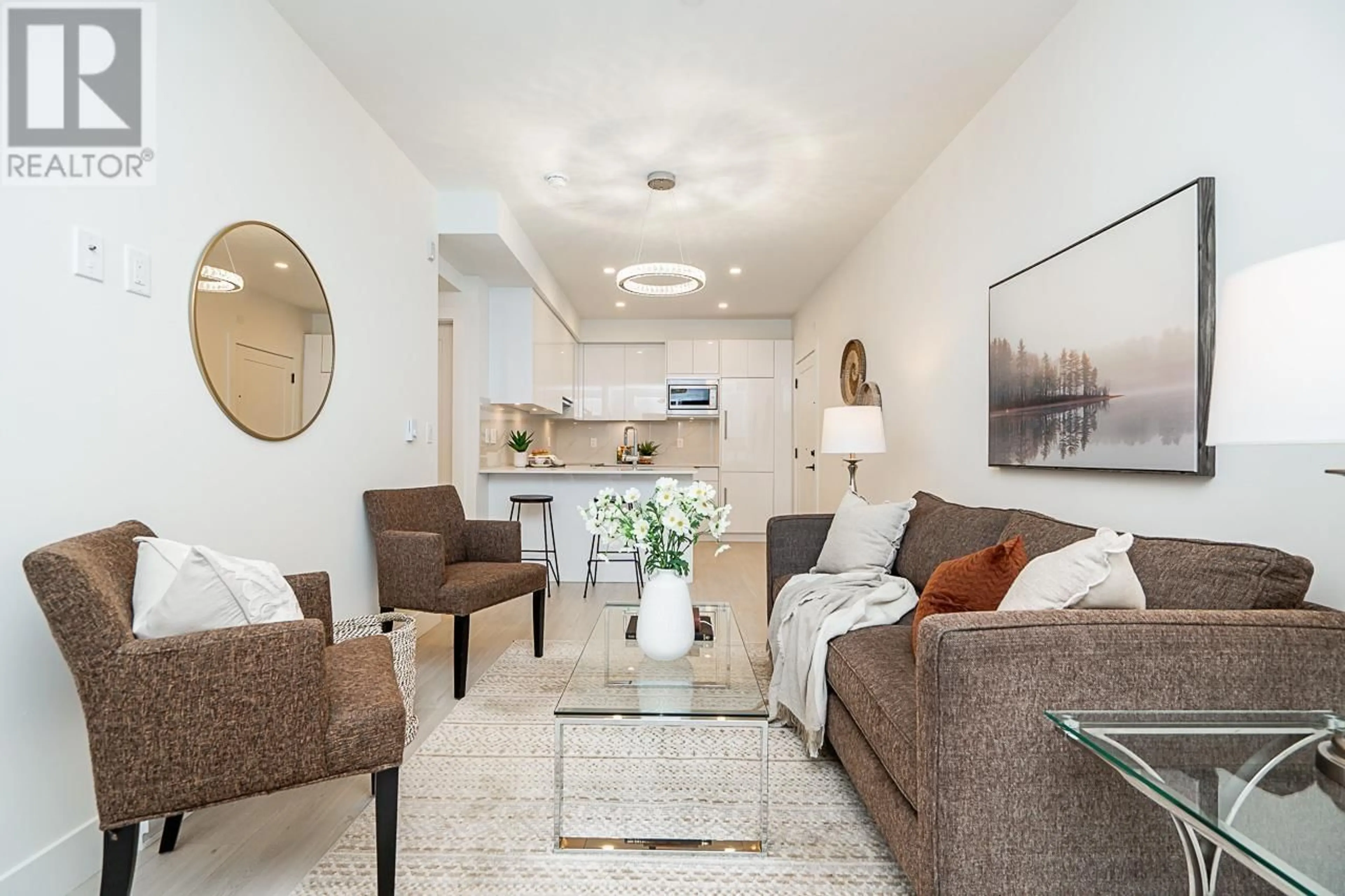 Living room with furniture, unknown for 406 - 5399 JOYCE STREET, Vancouver British Columbia V5R4H3