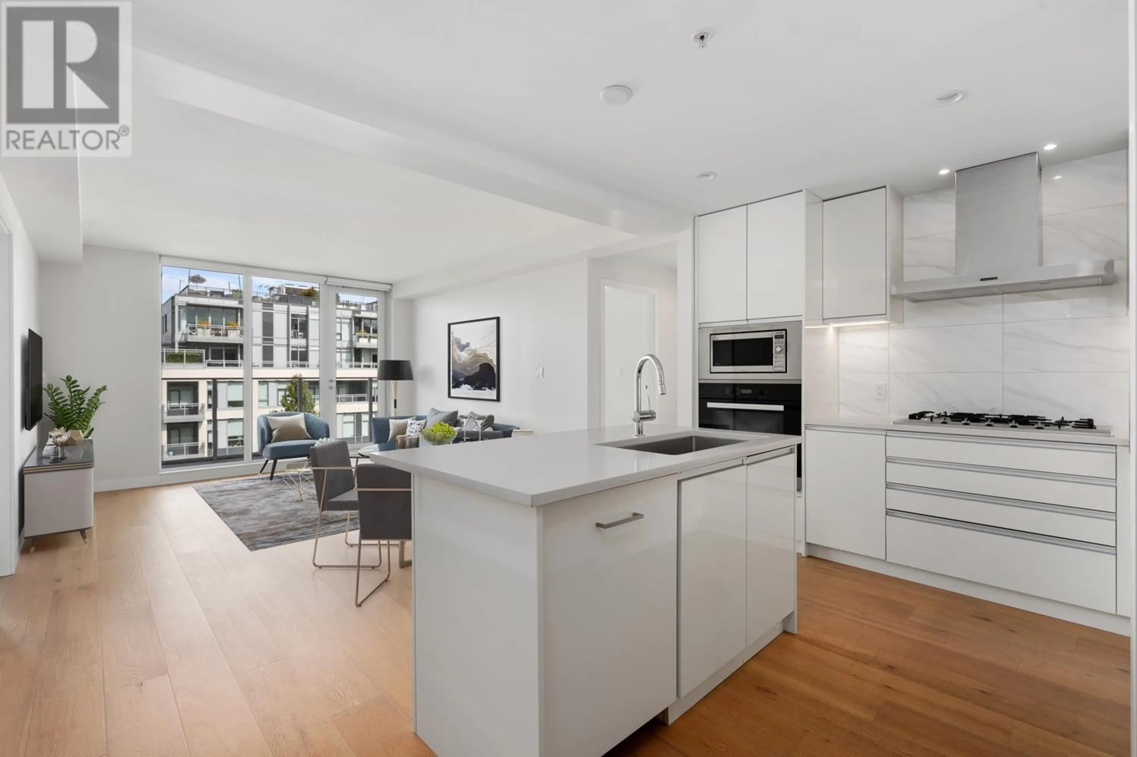 Open concept kitchen, unknown for 411 - 528 KING EDWARD AVENUE, Vancouver British Columbia V5Z2C3