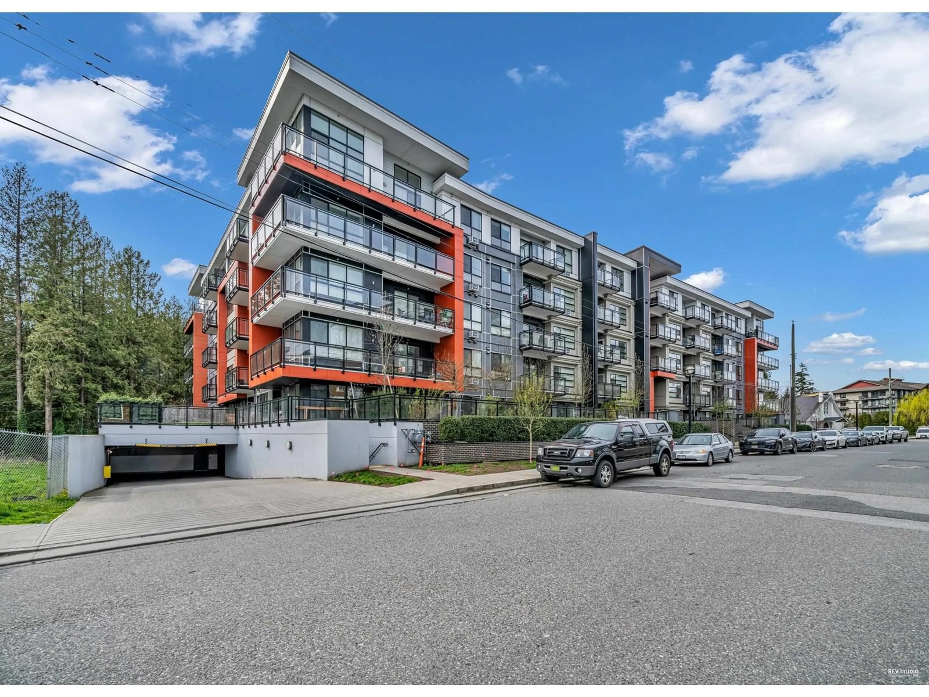 A pic from outside/outdoor area/front of a property/back of a property/a pic from drone, street for 508 - 5485 BRYDON, Langley British Columbia V3A0N5