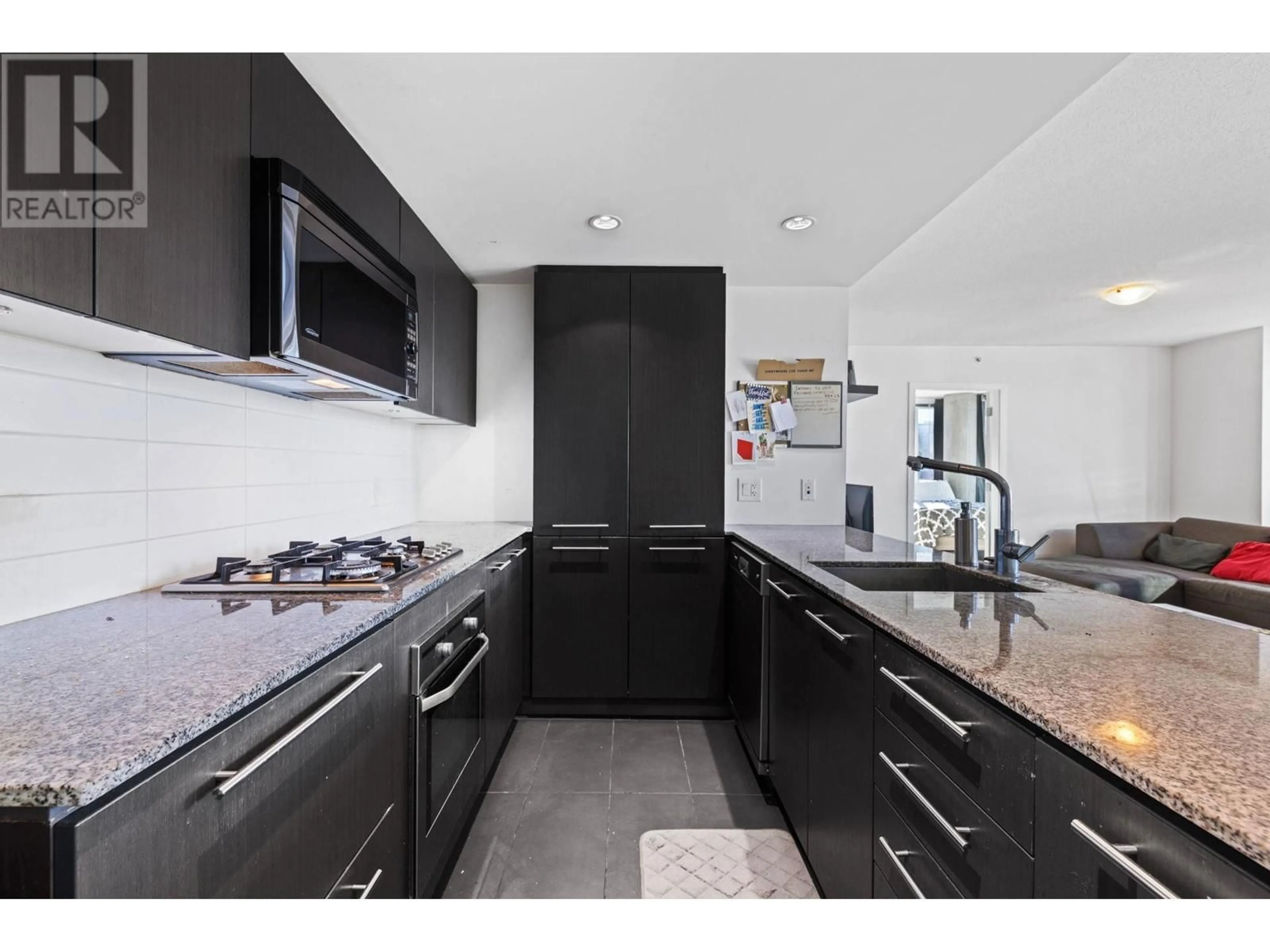 Contemporary kitchen, ceramic/tile floor for 607 - 522 8TH AVENUE, Vancouver British Columbia V5Z0A9