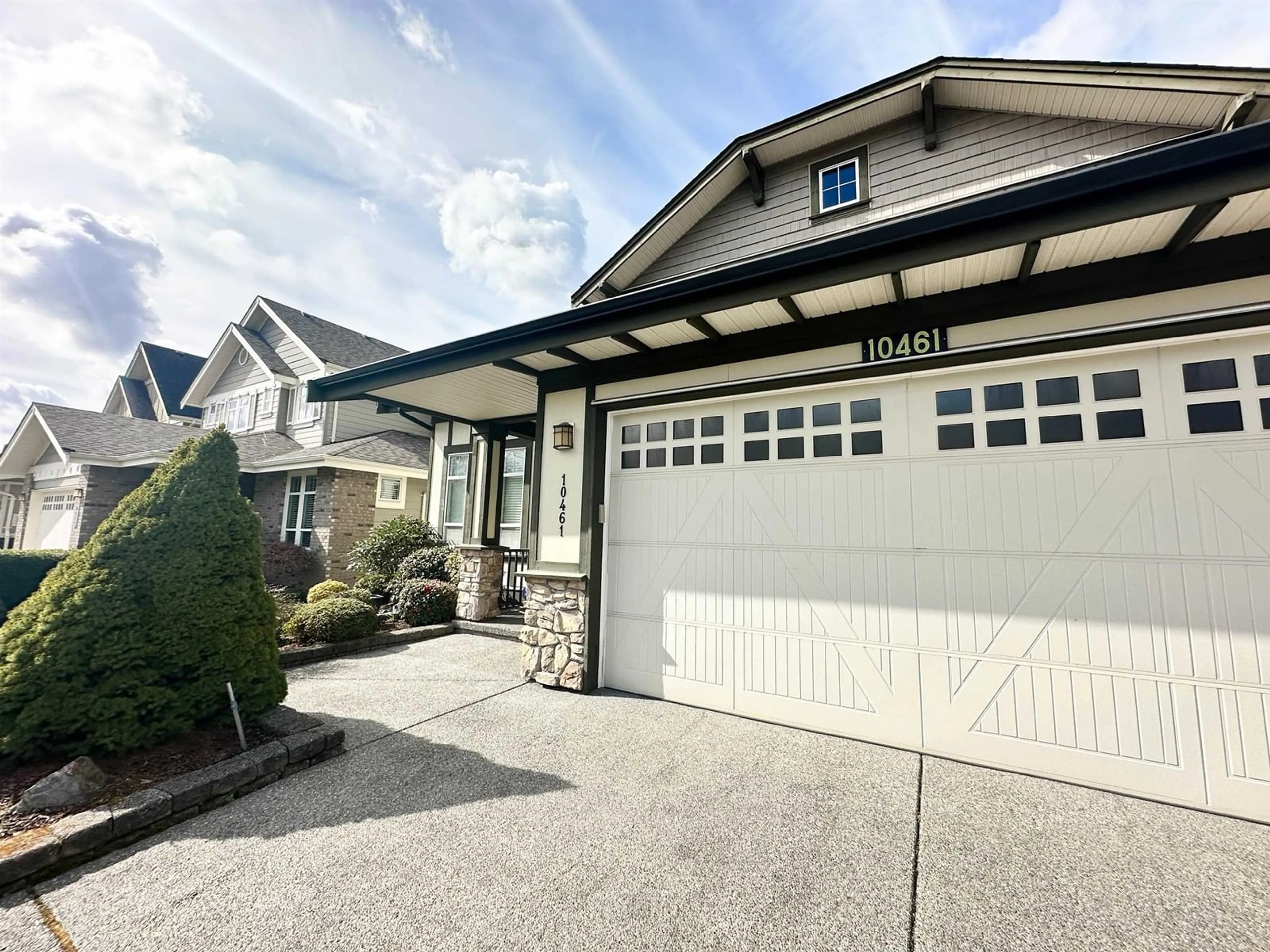 Home with vinyl exterior material, street for 10461 GLENROSE, Delta British Columbia V4C0A6