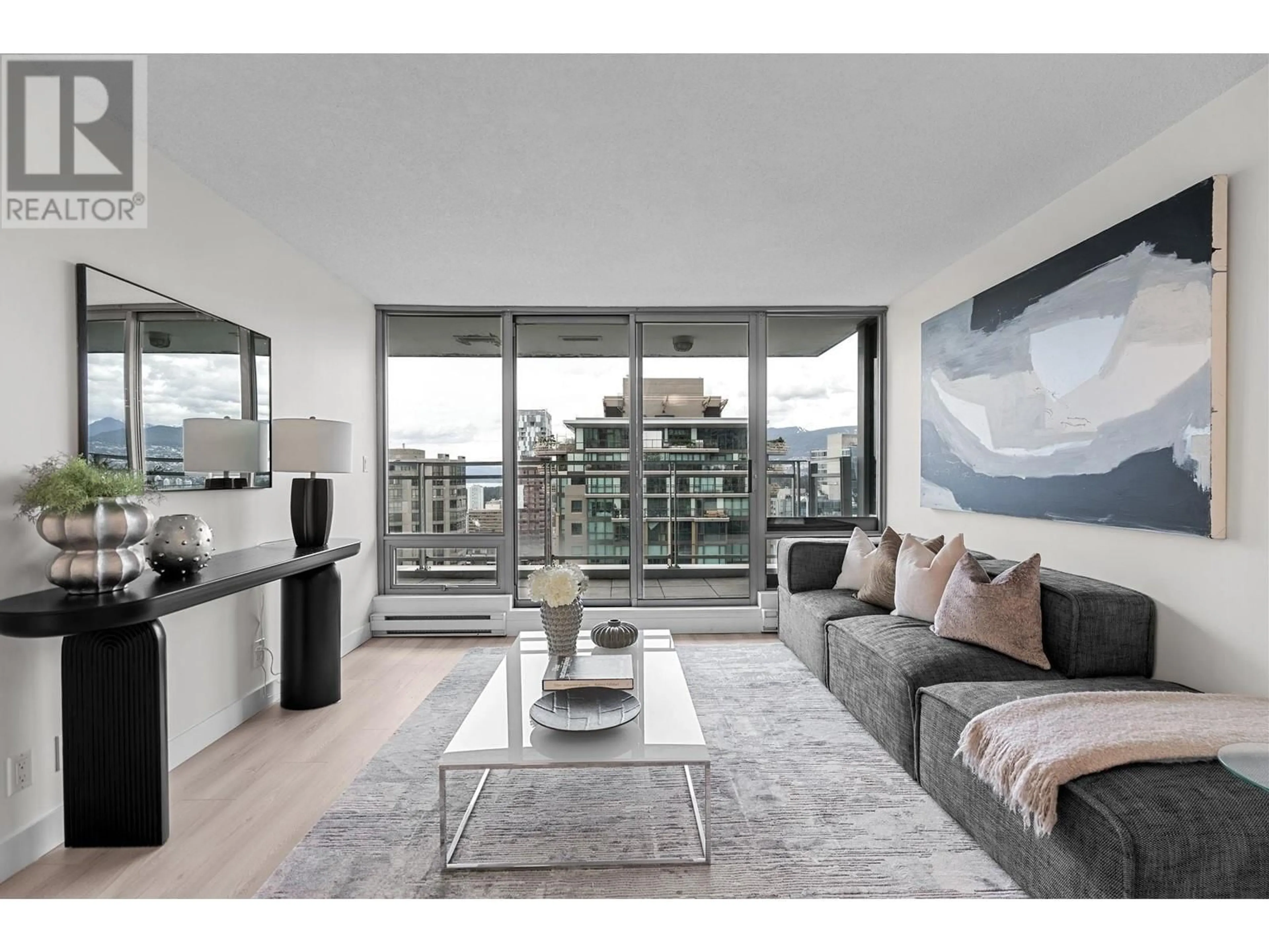 Living room with furniture, unknown for 2806 - 1288 GEORGIA STREET, Vancouver British Columbia V6E4R3