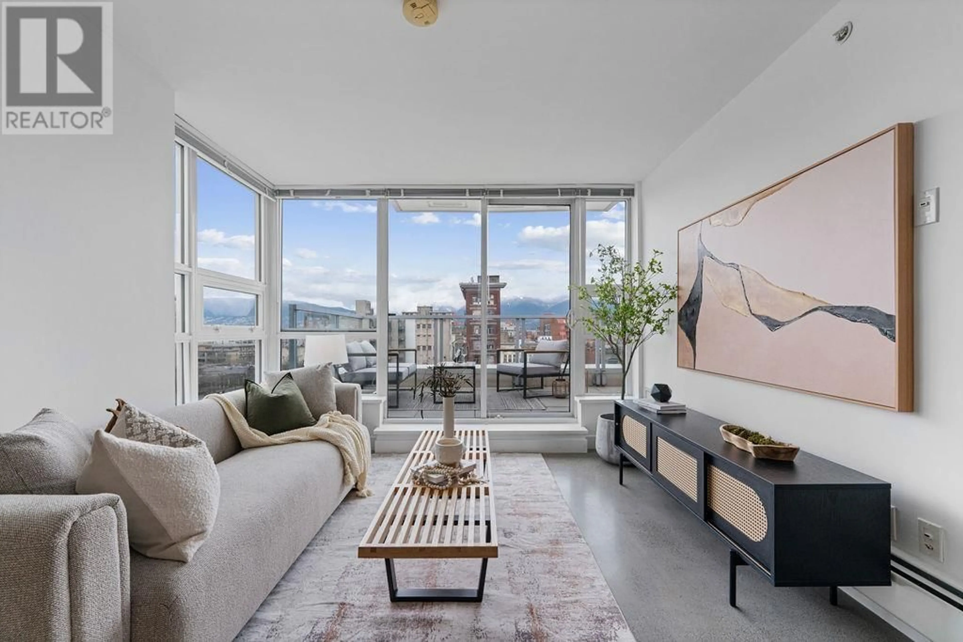 Living room with furniture, unknown for 807 - 231 PENDER STREET, Vancouver British Columbia V6A0G3