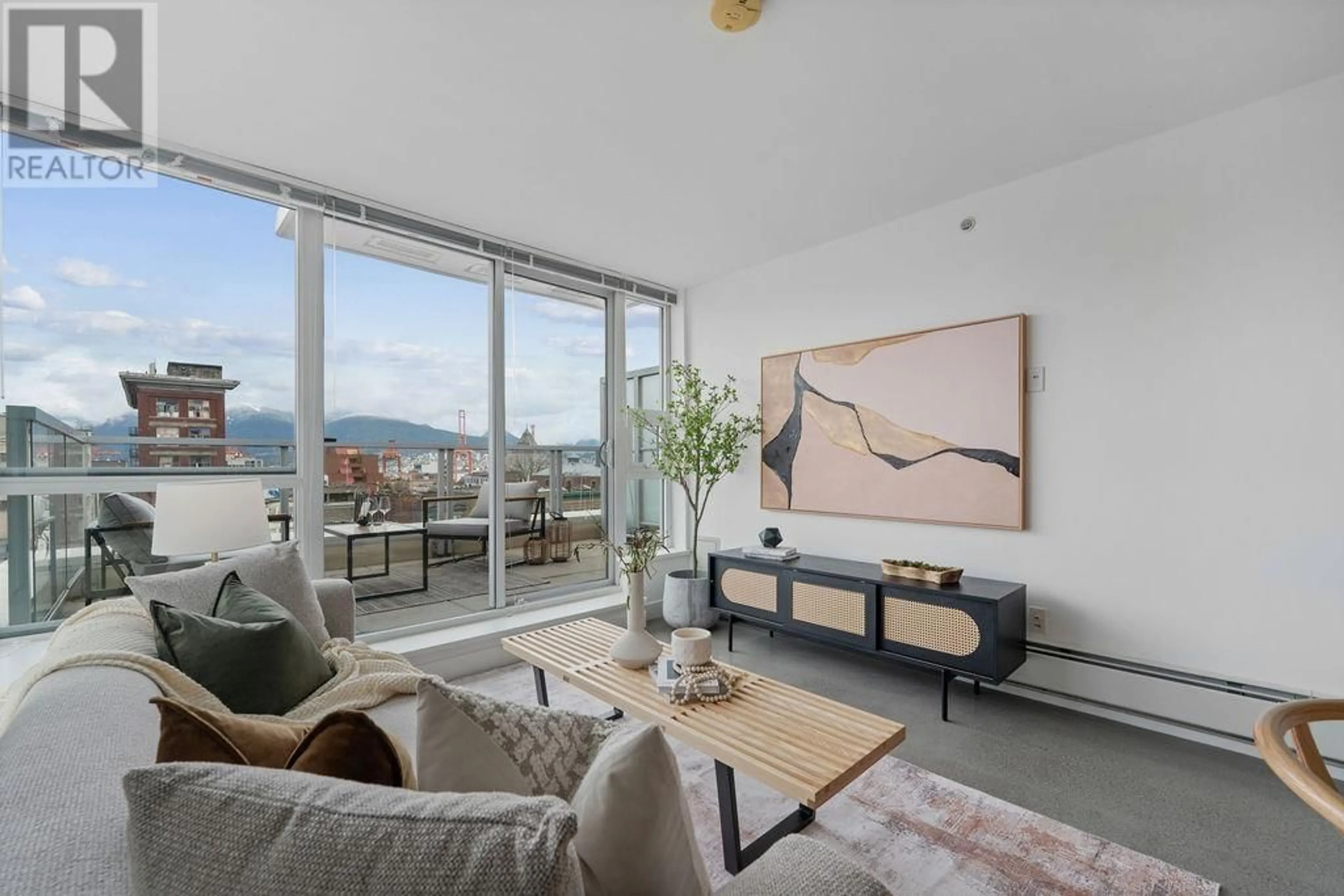 Living room with furniture, unknown for 807 - 231 PENDER STREET, Vancouver British Columbia V6A0G3