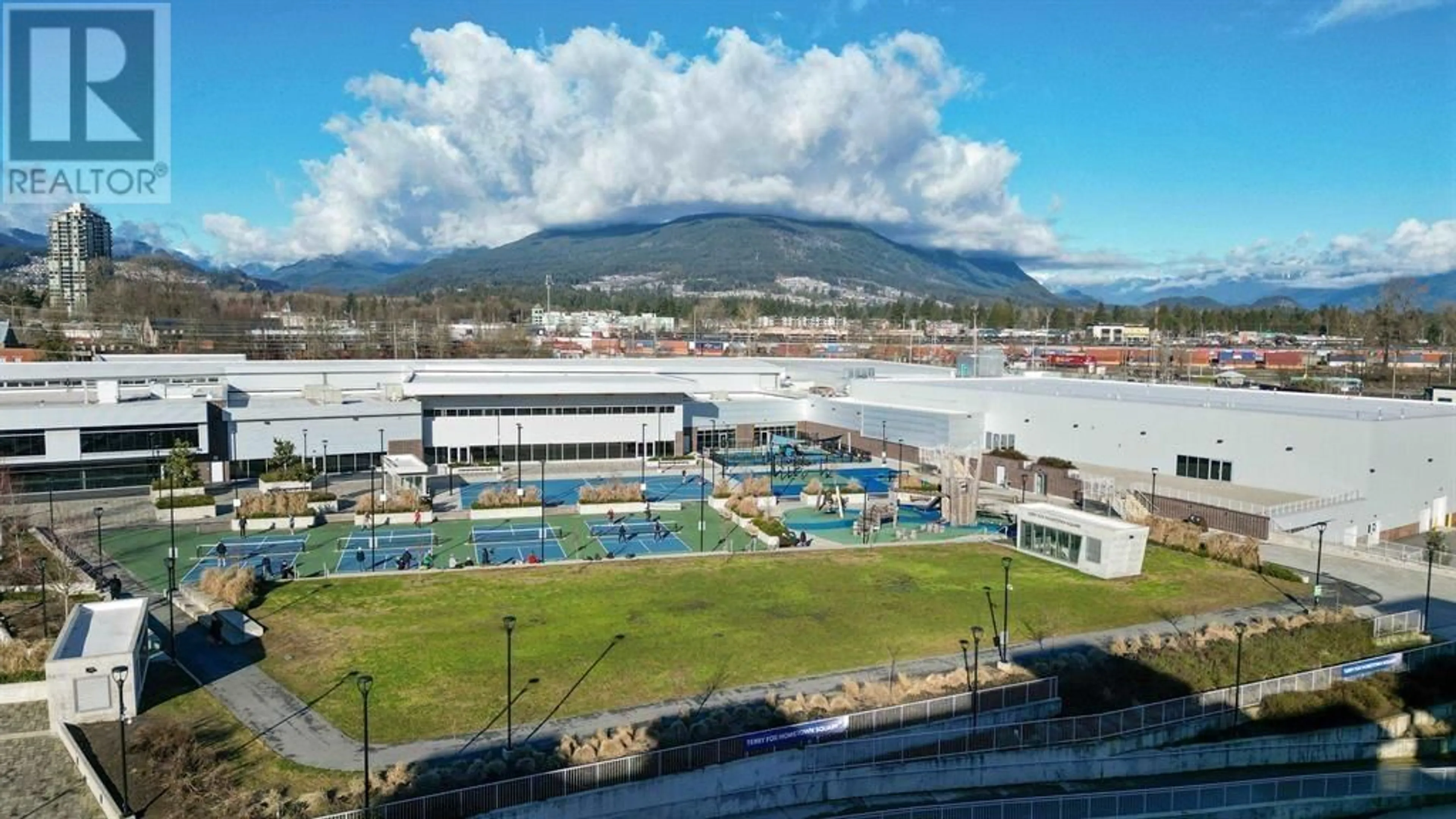 A pic from outside/outdoor area/front of a property/back of a property/a pic from drone, mountain view for 4311 - 2180 KELLY AVENUE, Port Coquitlam British Columbia V3C0L1