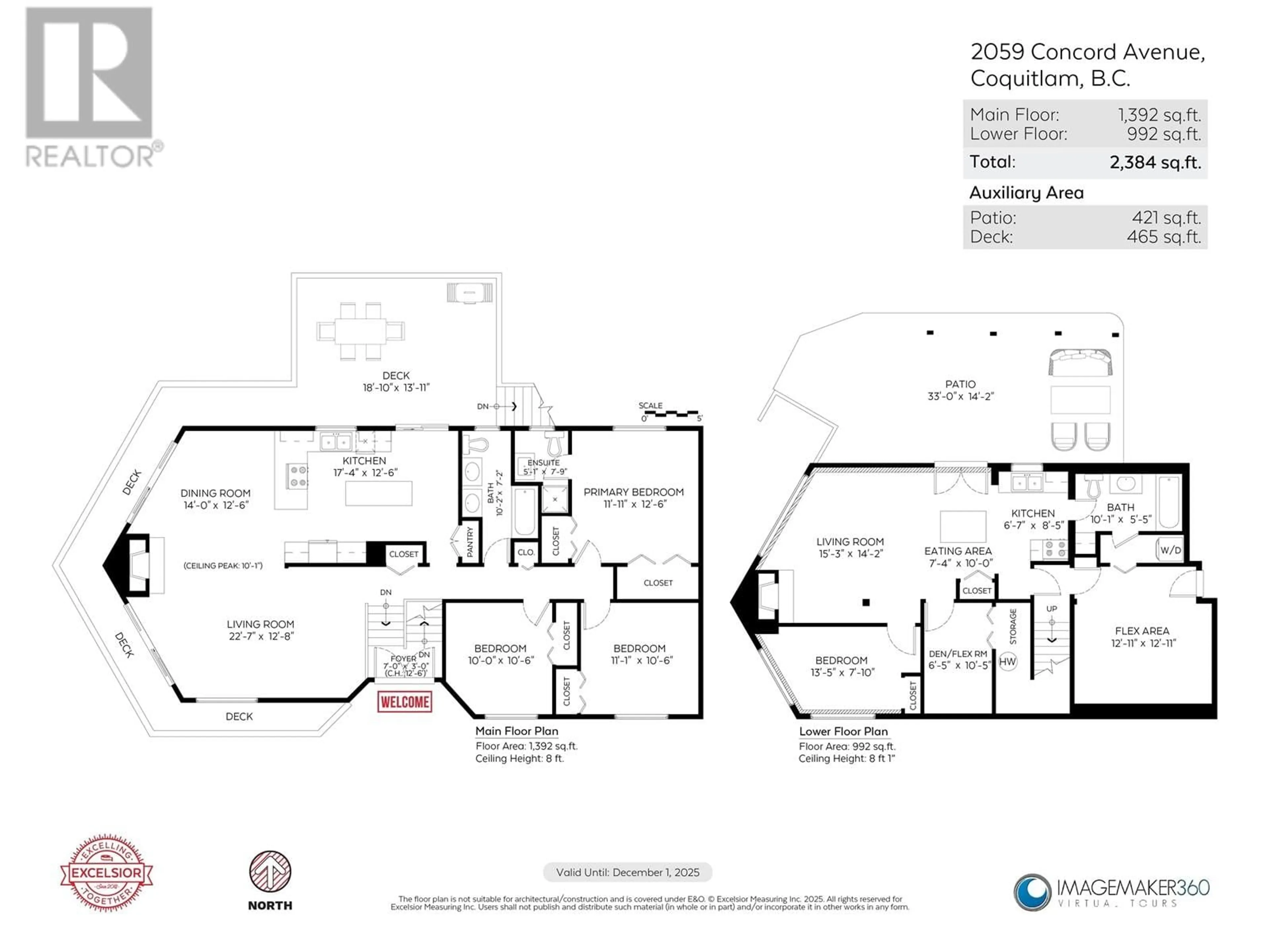 Floor plan for 2059 CONCORD AVENUE, Coquitlam British Columbia V3K1K4