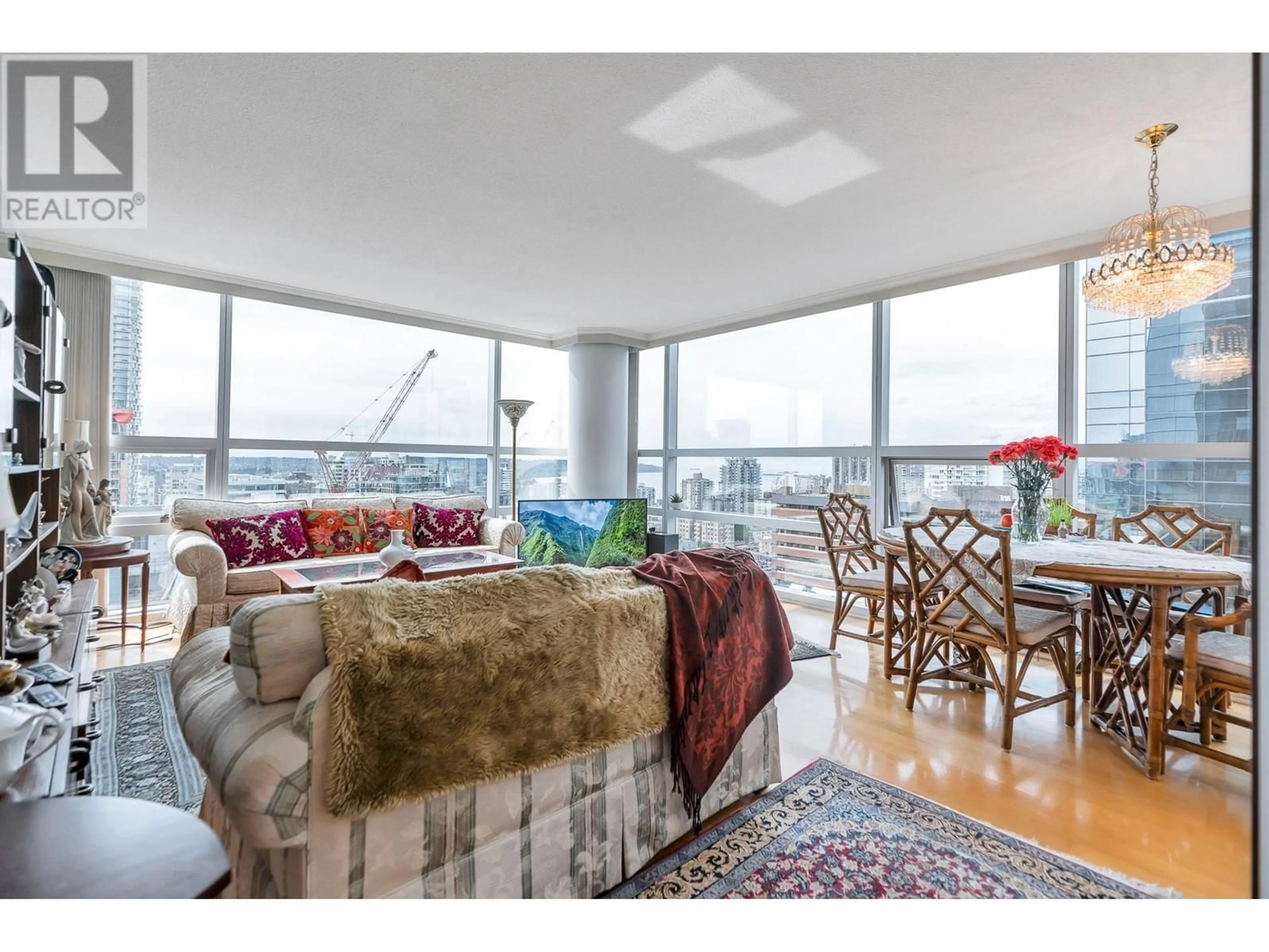 Living room with furniture, unknown for 2302 - 1050 BURRARD STREET, Vancouver British Columbia V6Z2S3