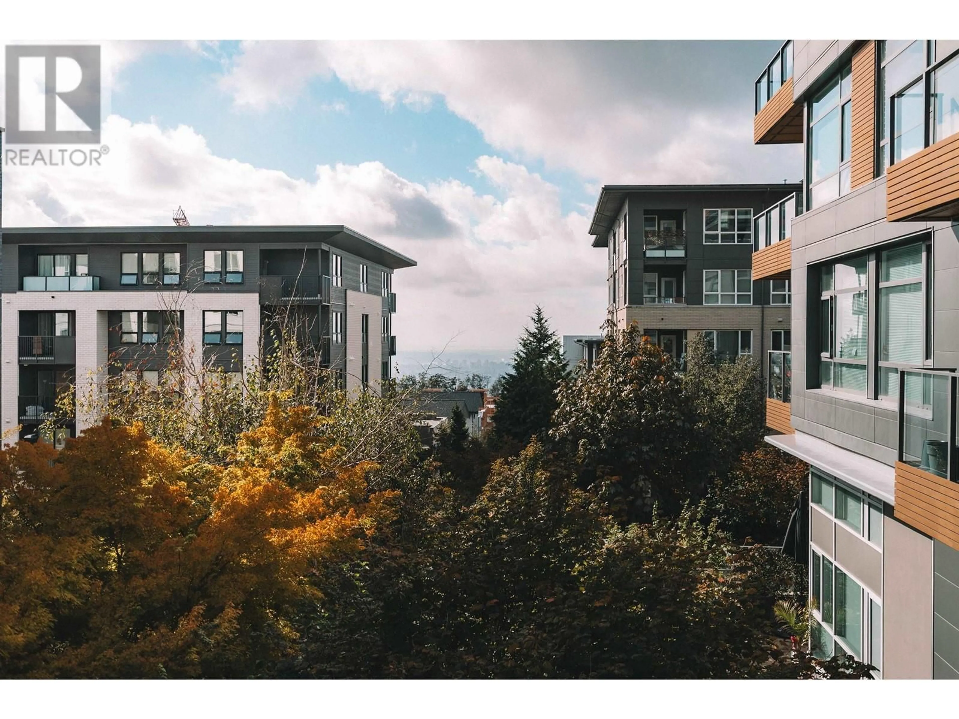 A pic from outside/outdoor area/front of a property/back of a property/a pic from drone, mountain view for 111 - 9150 UNIVERSITY HIGH STREET, Burnaby British Columbia V5A0C5